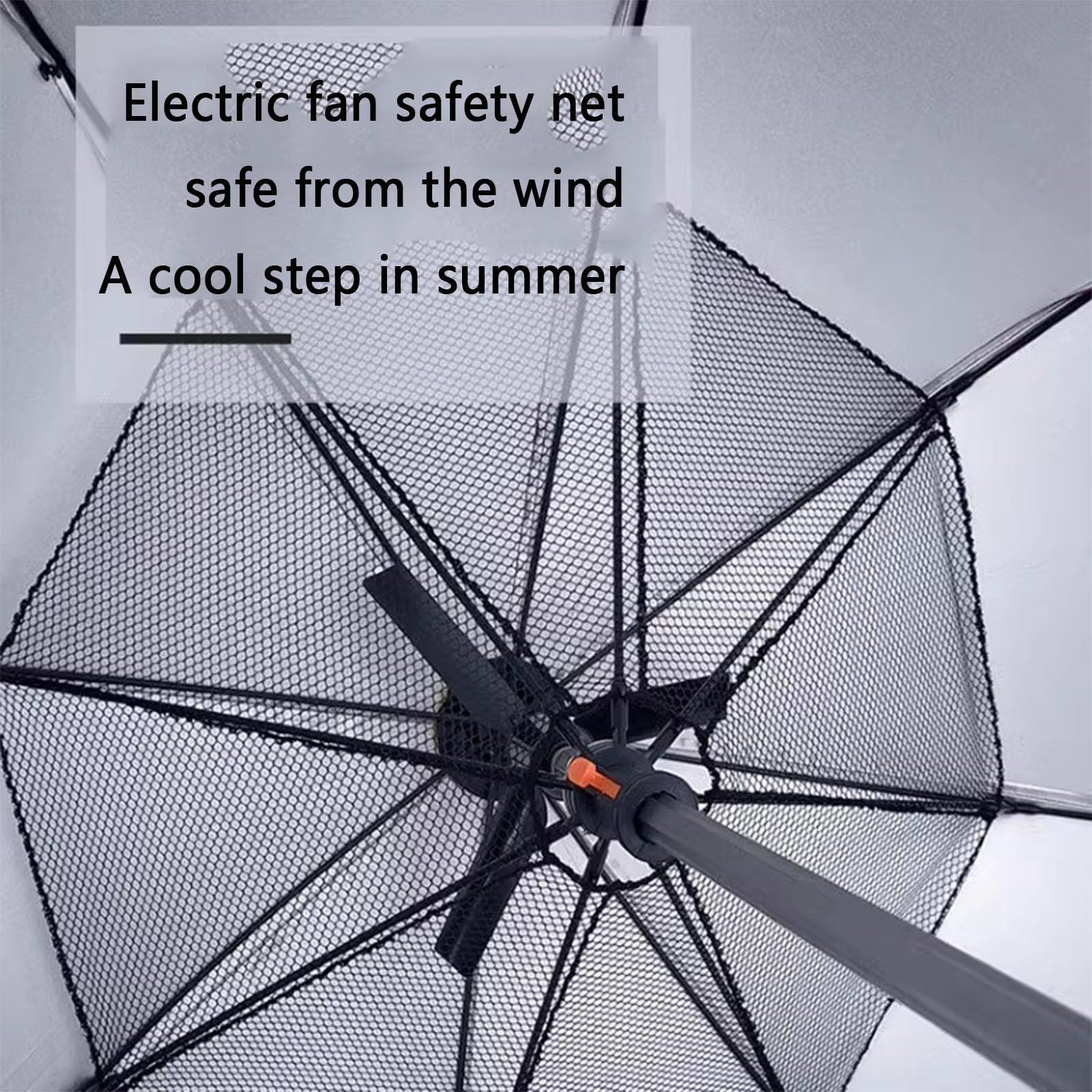 Parasol słoneczny, parasol ochronny ze sprayem i wentylatorem, przenośny parasol golfowy, dwie prędkości wiatru, ładowanie przez USB, idealny na festiwale, plażę (black blue)