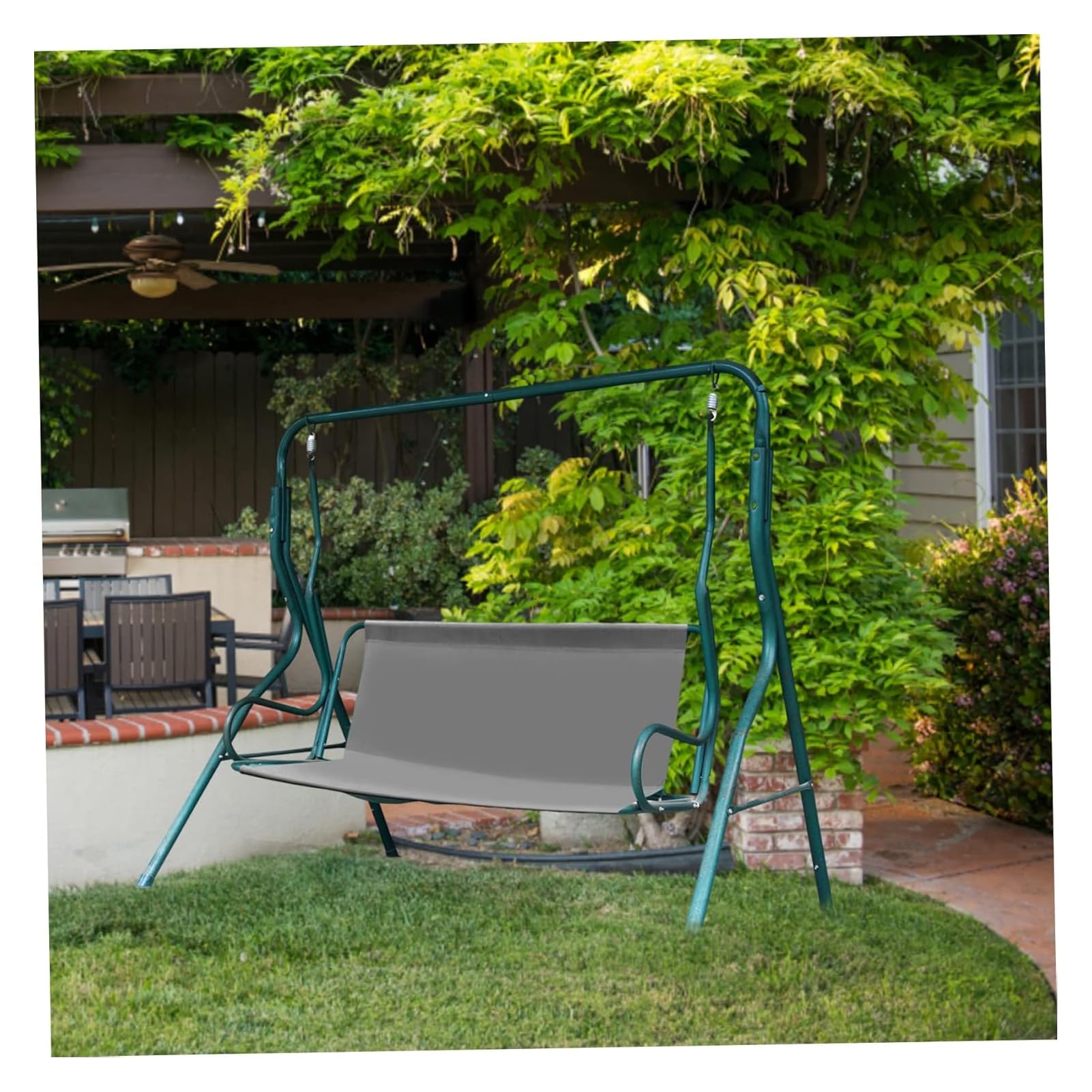 Housse de Siège de Jardin pour Balançoire de Jardin,2/3 places,600D Tissu Oxford,Imperméable Housse de Siège de Balancelle,,150 x 50 x 10 cm,pour porche,cour (Beige,150× 50×10 cm)