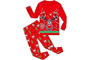 Cozy Kids' Reindeer Pajamas for Sweet Dreams