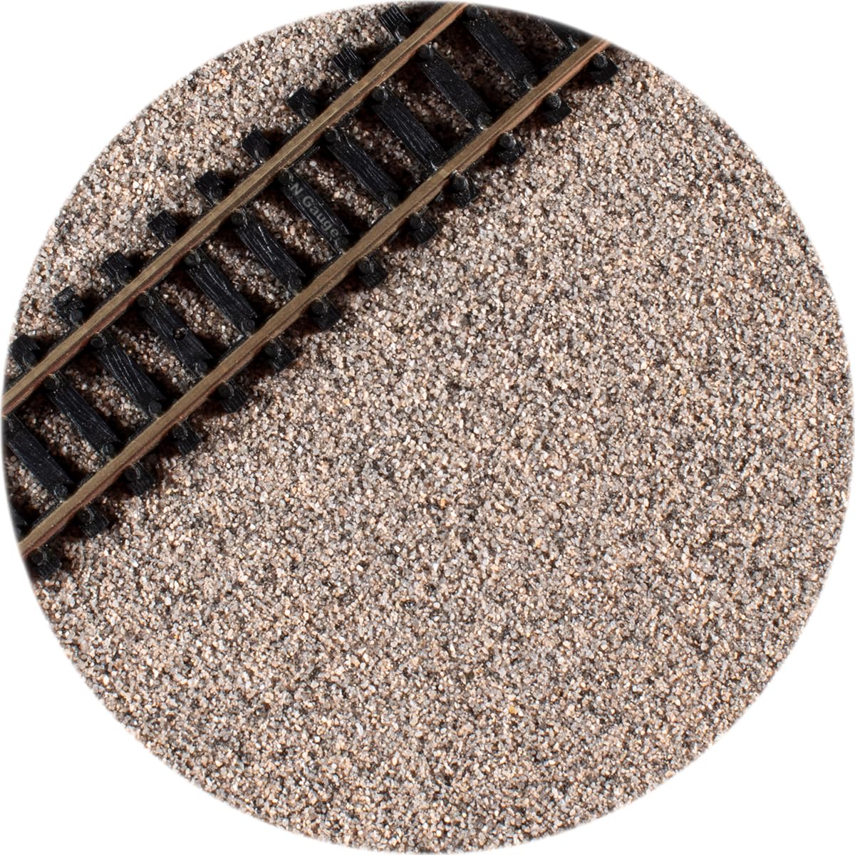 N Gauge Model Railway Track Ballast - Brown/Grey | 100g | Model Railway Scenery Material โ image 1