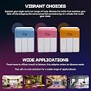 rts Universal Conversion Multiplug travel adapter with Individual Switch with Spike Buster Fuse Protected | multiplug three pin plug socket |3 PIN 3 Way Plug for Home,Office and Industrial Uses Orange gallery image