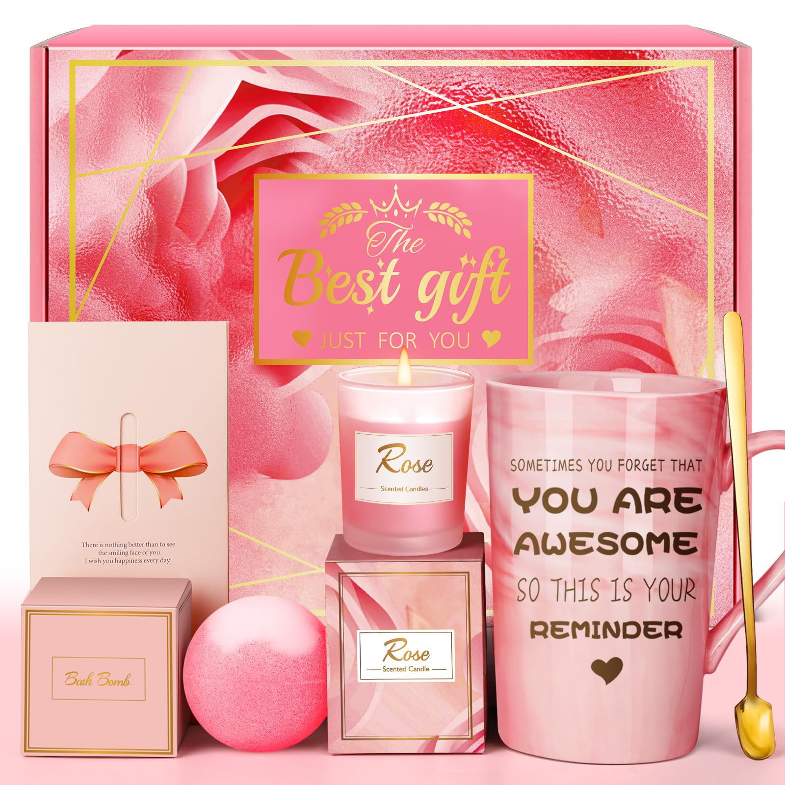 Eletorot Womens Gifts for Christmas 2024: Christmas Gifts for Women, Girlfriend, Her, Happy Birthday Gifts for Women, Spa Gift Baskets for Women Mom Wife Sister, Gift Set for Women