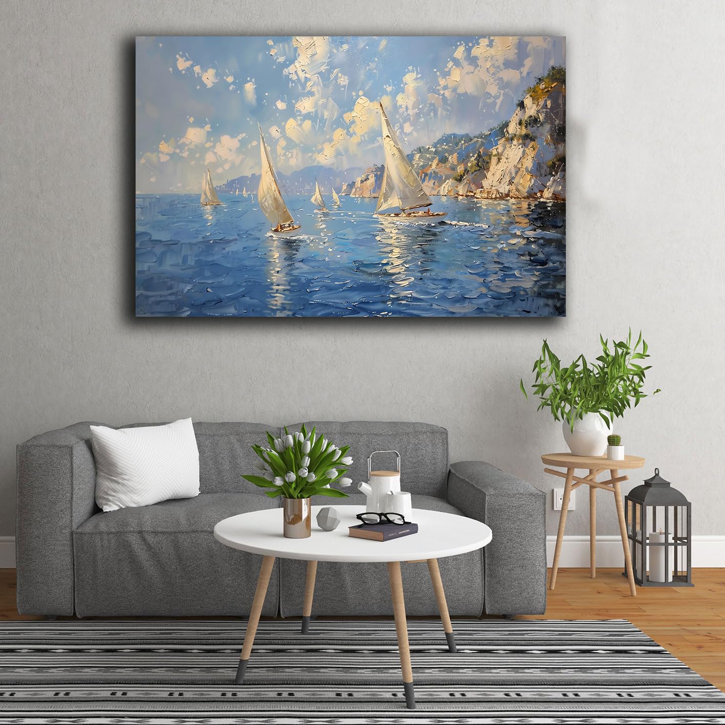 dipinto a olio di barca a vela dipinto a mano astratto su tela di barca a vela dipinti a mano pittura a olio nautica grandi dipinti di velieri arte murale pittura moderna