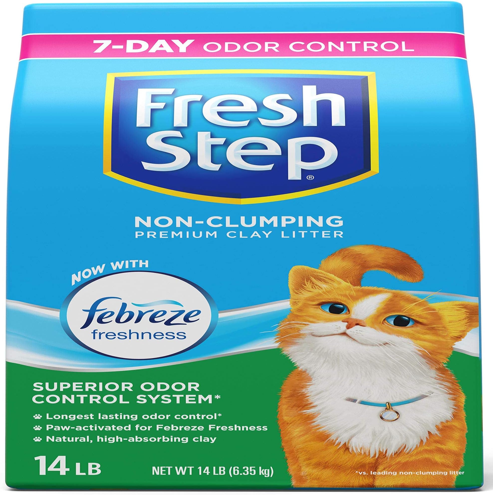 Fresh Step NonClumping Premium Scented Cat Litter with
