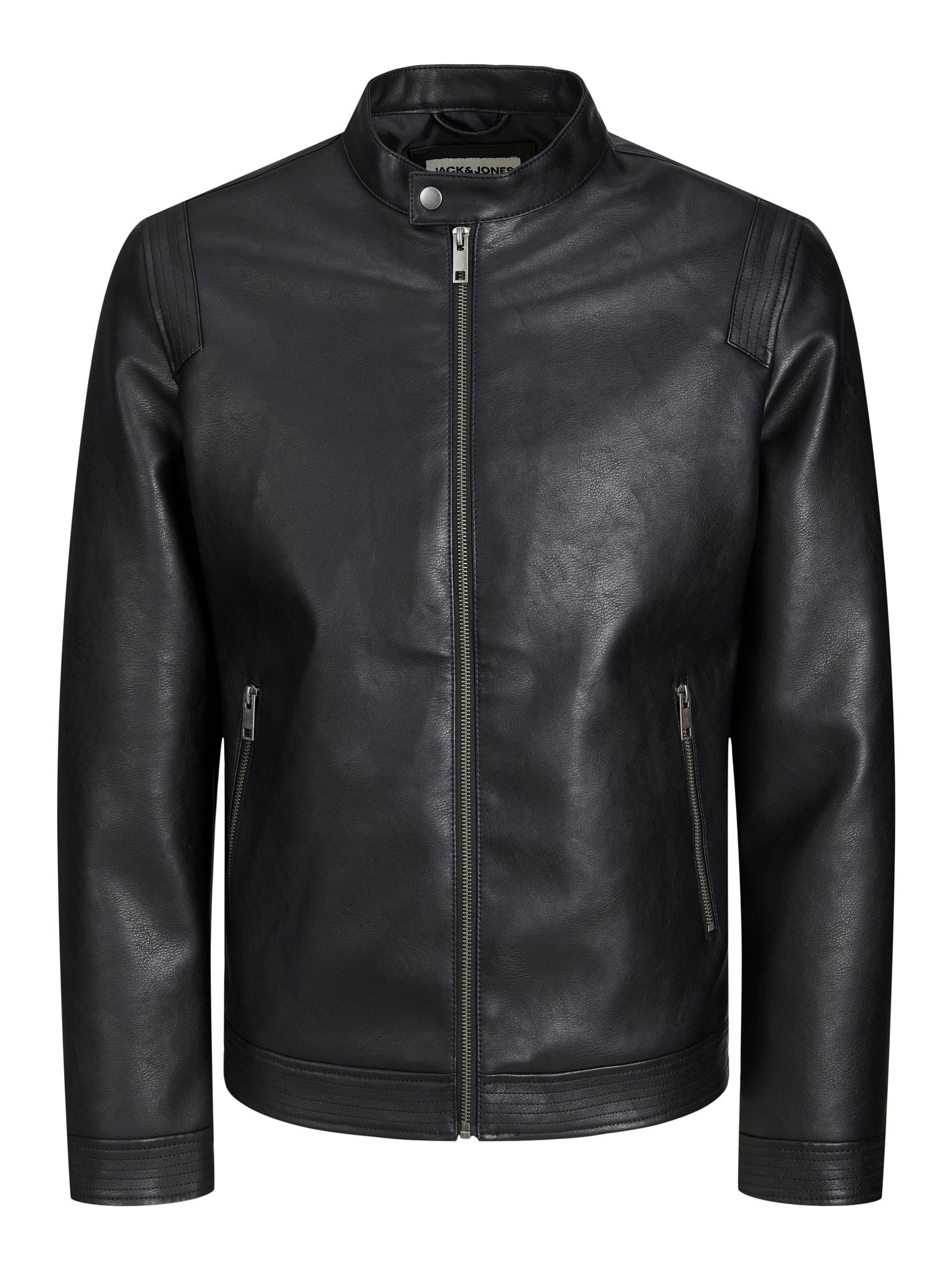 JACK & JONES Men's Jjerocky Clean Jacket Ps, black, 4XL Plus