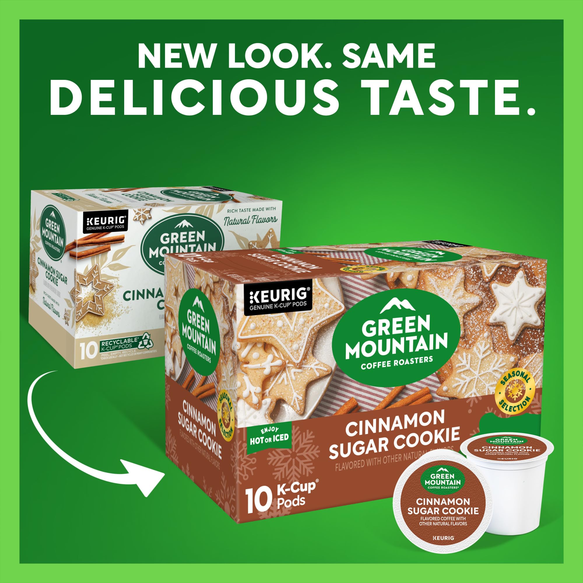 Amazon.com: Green Mountain Coffee Roasters Cinnamon Sugar Cookie