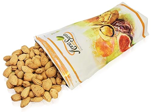 Miniatura 10 de Anna and Sarah Almendras en cáscara, crudas, naturales, enteras, jumbo, en bolsa resellable, 2 libras