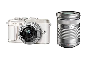 ★未使用級ショット数916回★ オリンパス E-PL10 ダブルズームキット Amazon | OLYMPUS ミラーレス一眼カメラ PEN E-PL10 EZダブル
