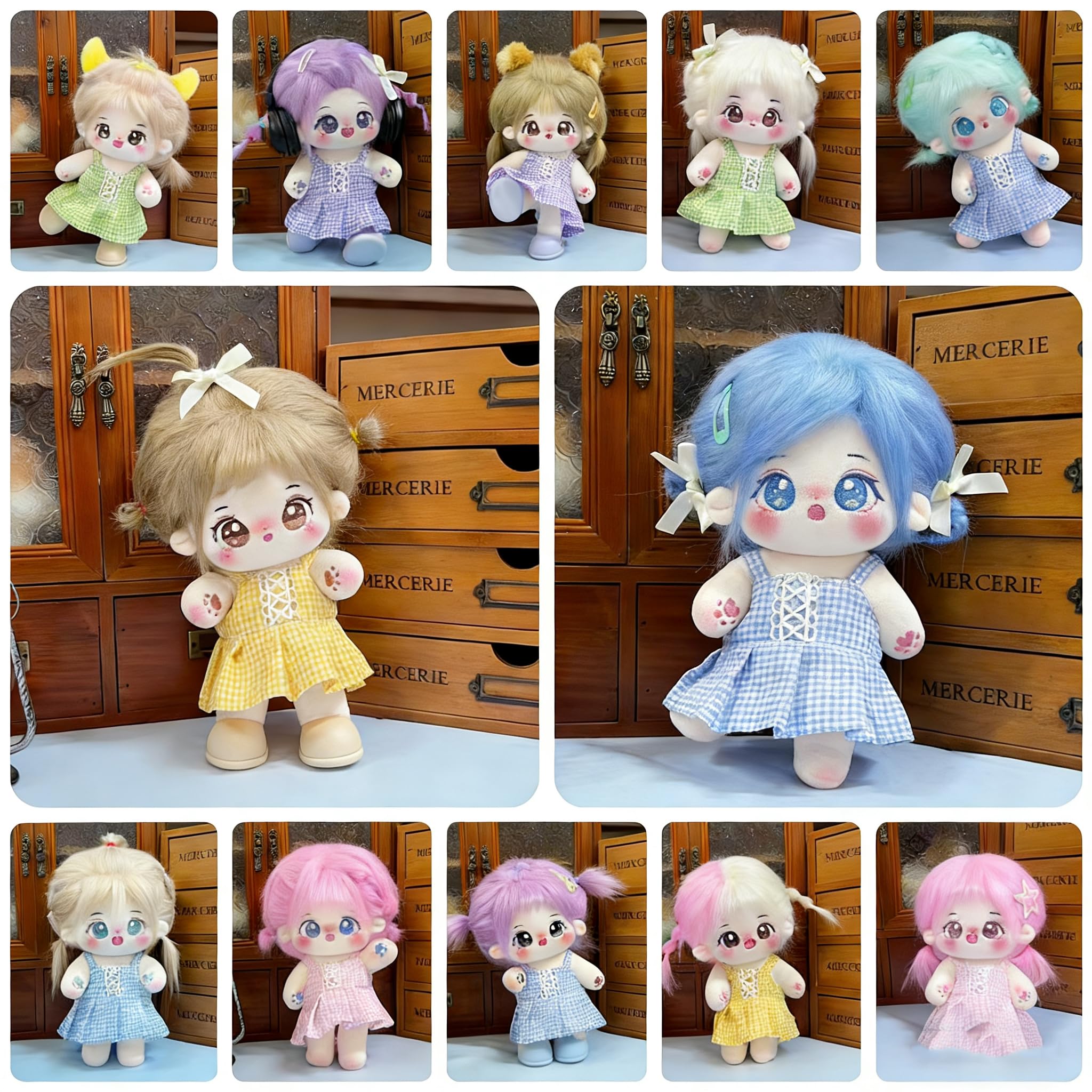 Amazon.co.jp: 無属性ぬいぐるみ 20cm,可愛い裸ぬい,着せ替,自由