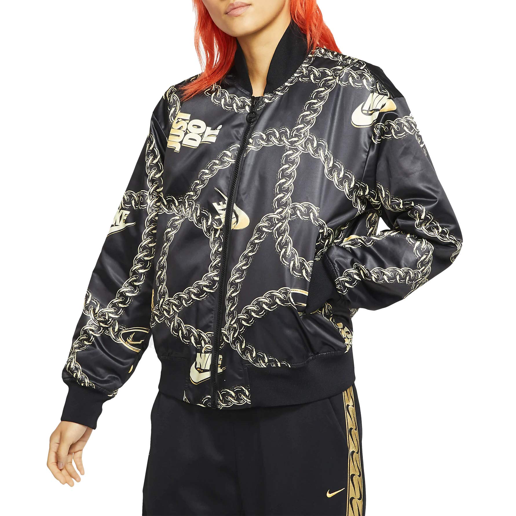 Nike Women's Synthetic Fill Glam Dunk Puffer Jacket