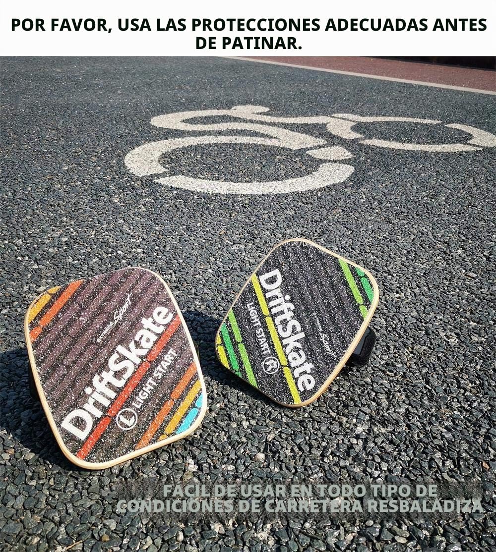 Emocionantes Freeline Skates para Exteriores con Drift Plate, Ruedas de Poliuretano Suaves y duraderas y rodamientos ABEC-9, Disfruta de la diversión del Patinaje y desafía Tus límites