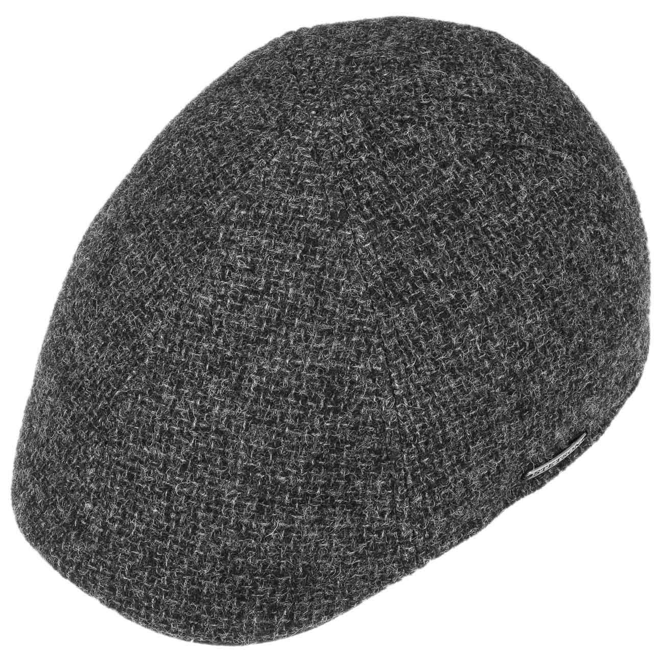 Stetson Gorra Plana de Lana Texas Classic con Forro de Algodón Visera Hombre Otoño Invierno