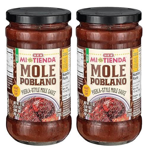 Miniatura 7 de HEB Mi Tienda - Salsa para topos, 16 onzas (paquete de 2) (Mole Rojo)