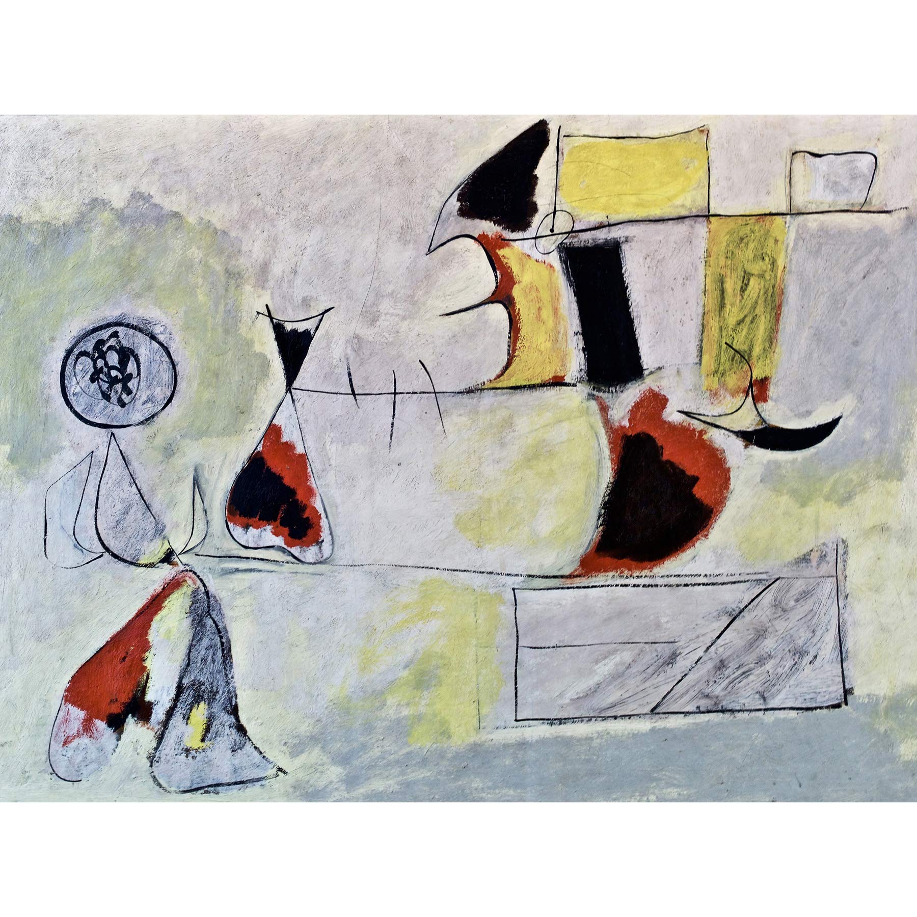 Fine Art PrintsGorky Garden Wish Fulfilment Expressionist Painting Large Poster Wall Decor Picture