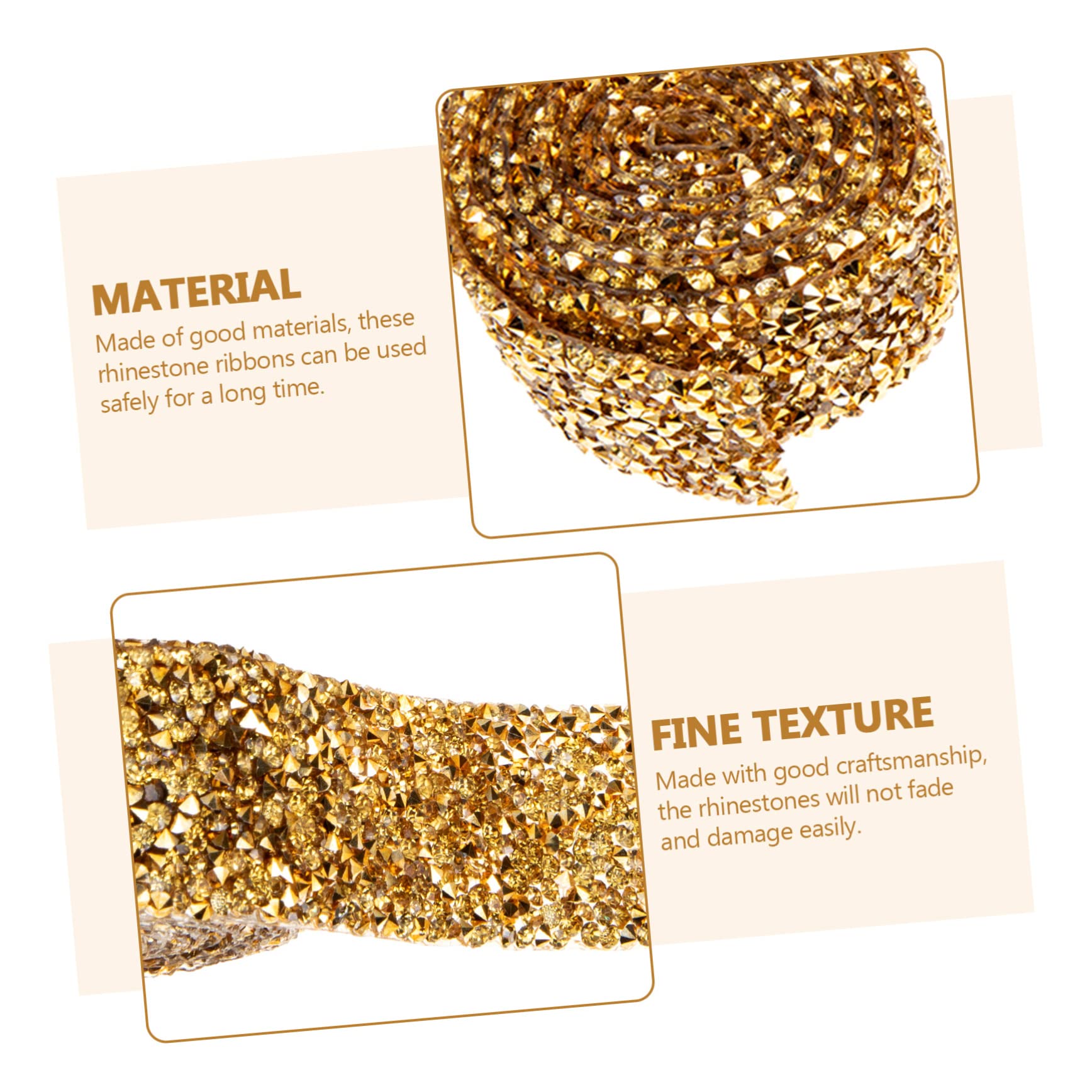 TEHAUX 9stücke Strassband Für Bastelprojekte Glitzernde Dekoration Für Hochzeiten Partys Kleider Taschen Und