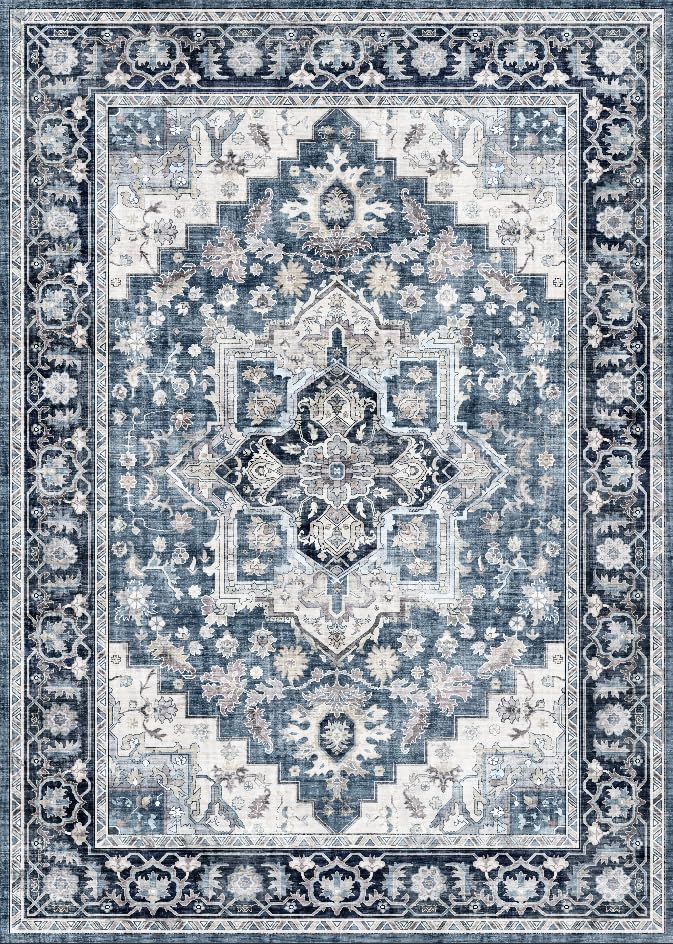 Tapete Decorativo Boho 182x122 cm Suave y Antideslizante miniatura 3