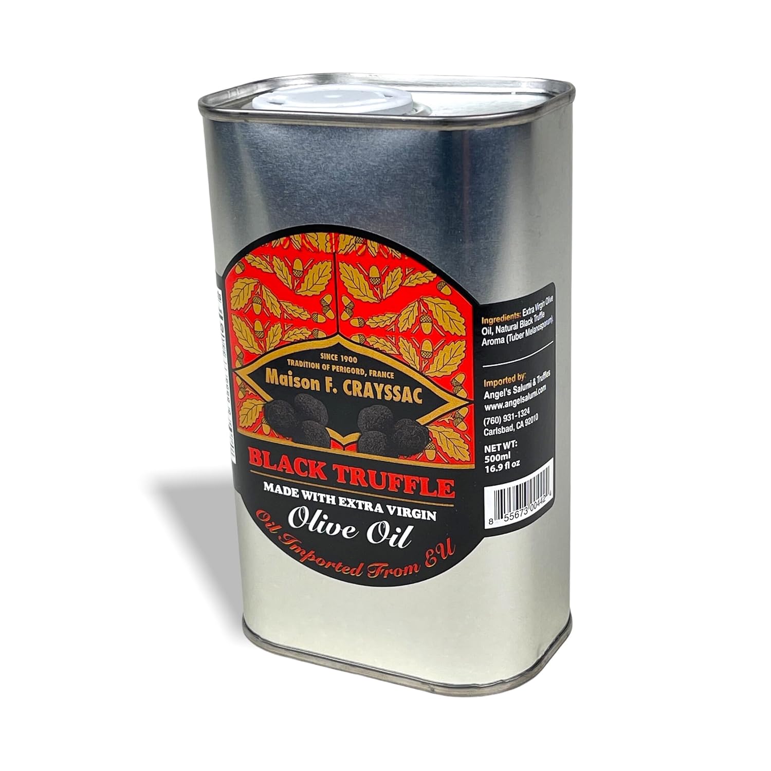 Aceite de Oliva con Trufa Negra Maison F. Crayssac 500ml