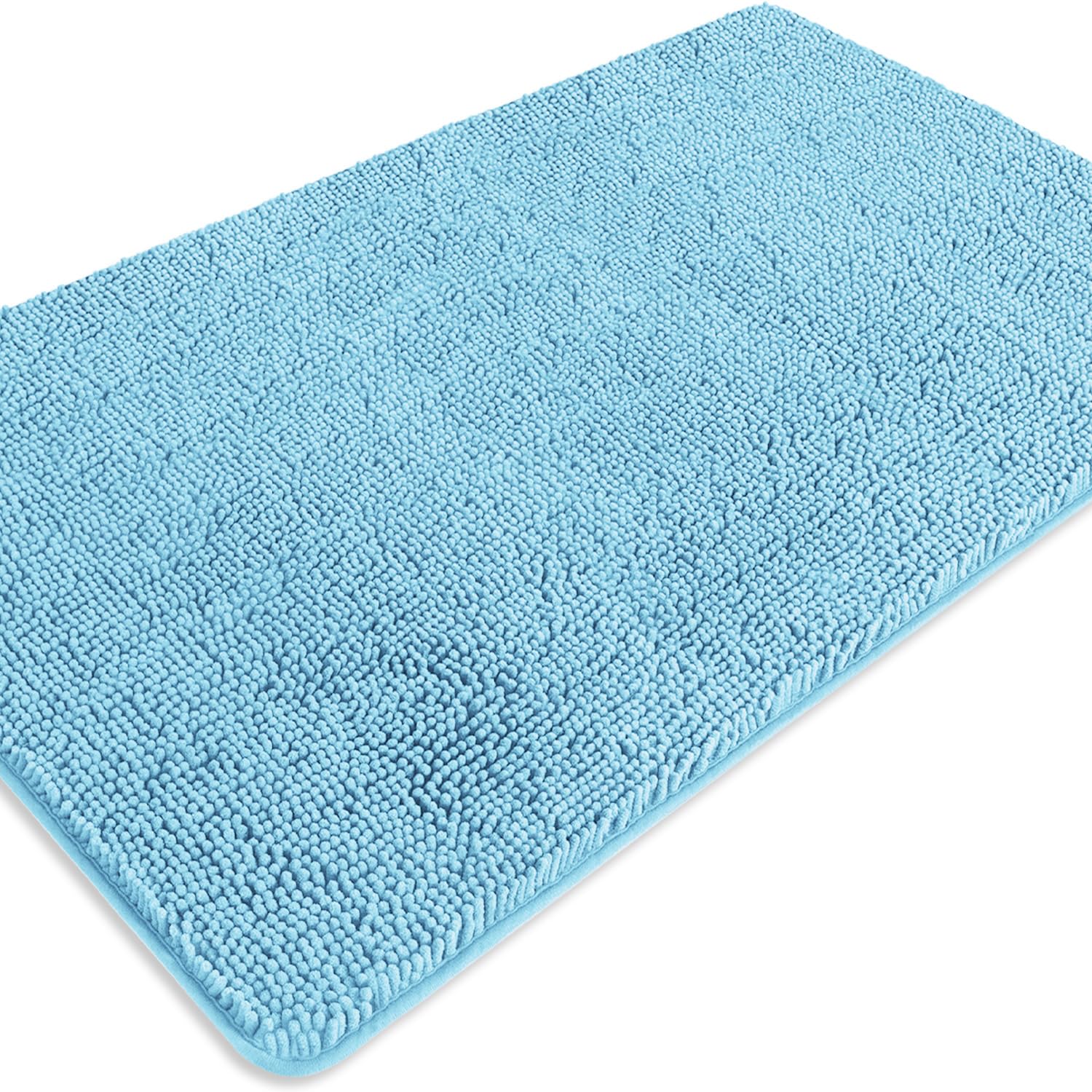 PureSwan Bathroom Rugs 30 x 50 Inch – Extra Large Bath Mat | Absorbent and Washable Thick Chenille Bath Rugs Non-Slip Runner Rug for Bathroom, Shower,