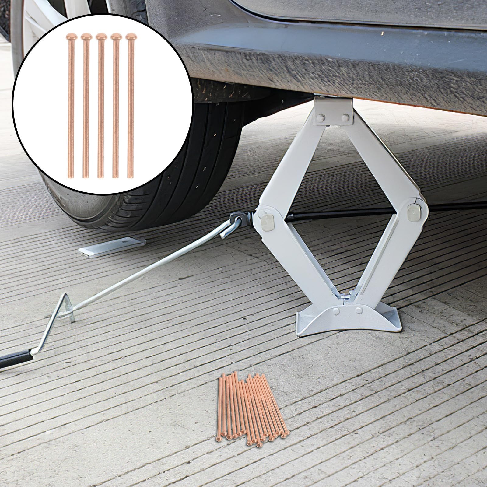 PRETYZOOM Pernos de Soldadura 2,5 mm 500 Unidades para Reparación de Car Panels con Rendimiento de Soldadura Fuerte en Restauración de Abolladuras de Automóviles