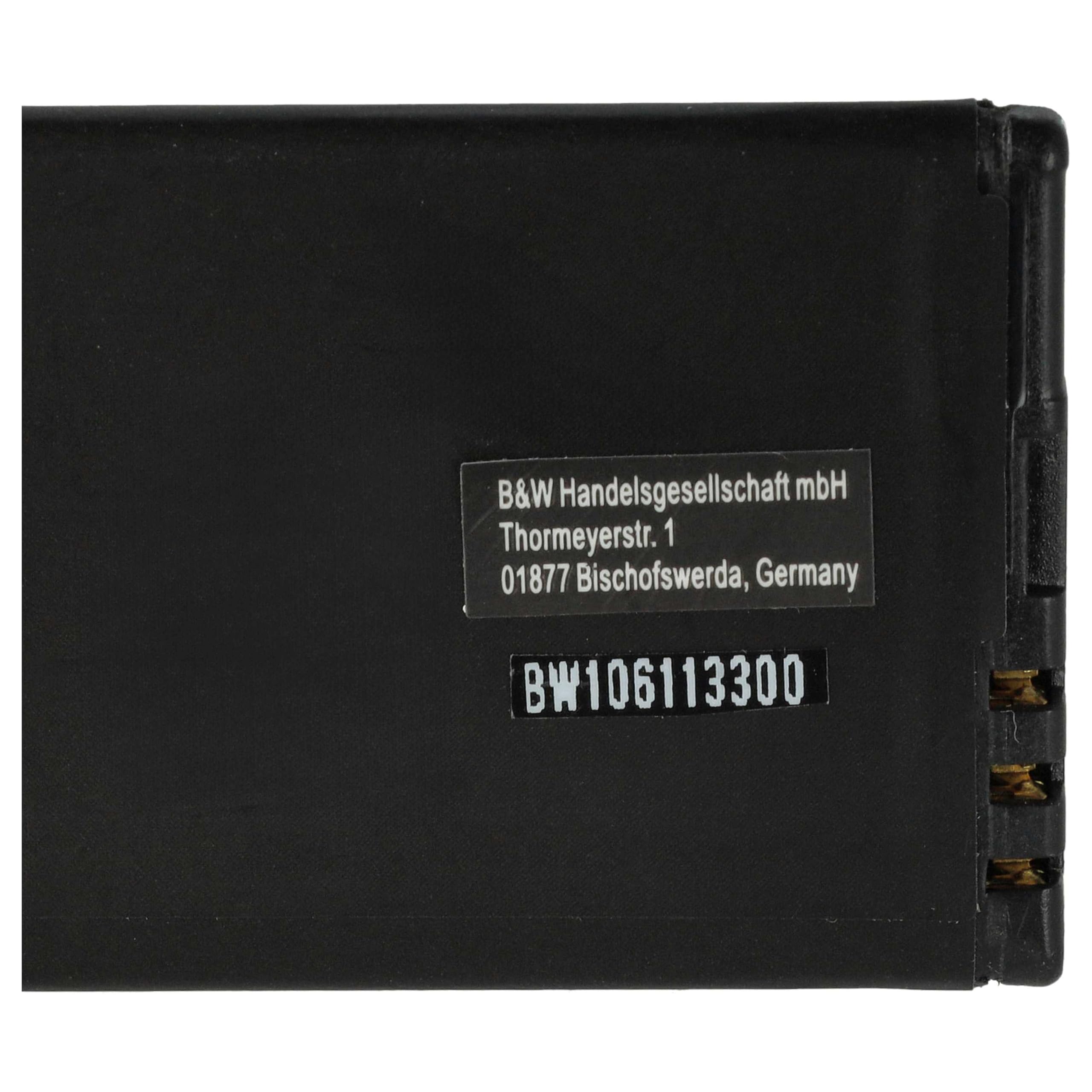 Batteria Vhbw Per Nokia (600mAh, 3.7V) | Compatibile Con 6600 Fold, 5630 XM, 2720 Fold, 5310 XM | Sostituisce BL-4CT - 2