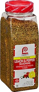 Lawry's Salt Free Lemon & Pepper Seasoning, 19 oz - One 19 Ounce Contain...