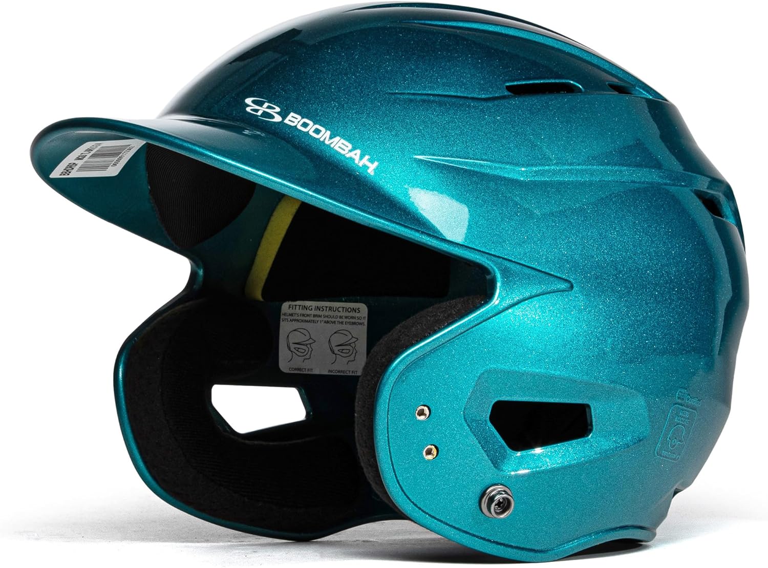 Boombah DEFCON Baseball/Softball Helmet Sleek Profile Metallic Gloss Solid - Multiple Color Options - 2 Sizes