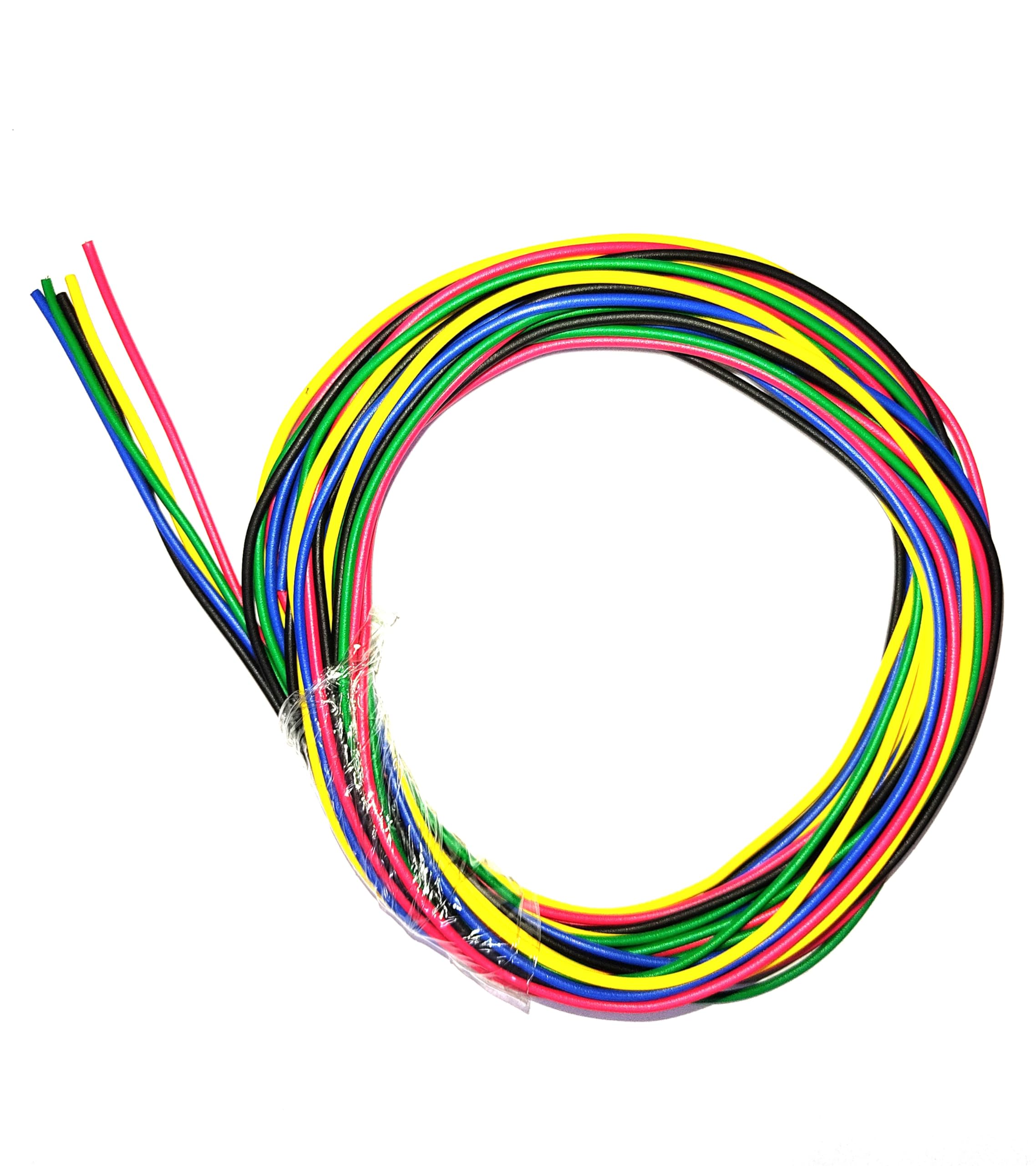 Steko (10 Meters) Combo Of 5 Color Multi Strand Hookup Wire 14/36 DC Wire Cable For Multipurpose Use Electronics Works, DIY Science Projects (2 Meters Each Red, Green, Blue, Yellow, Black)-image-30