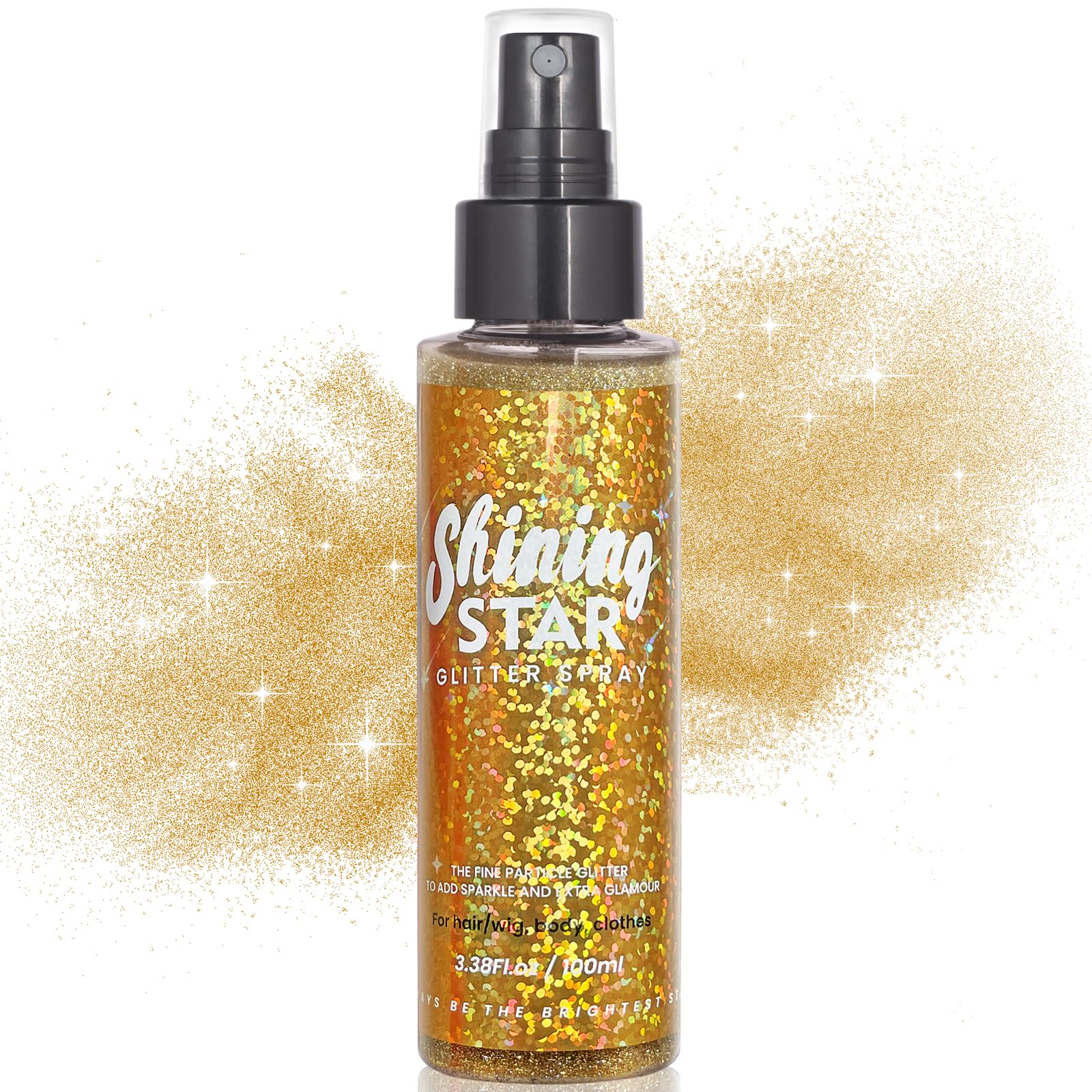 glitter spray for dresses MEICOLY Gold Body Spray,100ML(3.53OZ),Liquid Glitter Hairspray,Sparkle Hair Spray,Glitter Hair/Body/Clothes,Body Shimmer for Skin,Lightweight,Long Lasting : Beauty & Personal Care have accessory for your Isabelle Kim Kassas - 325 Color:rosewood