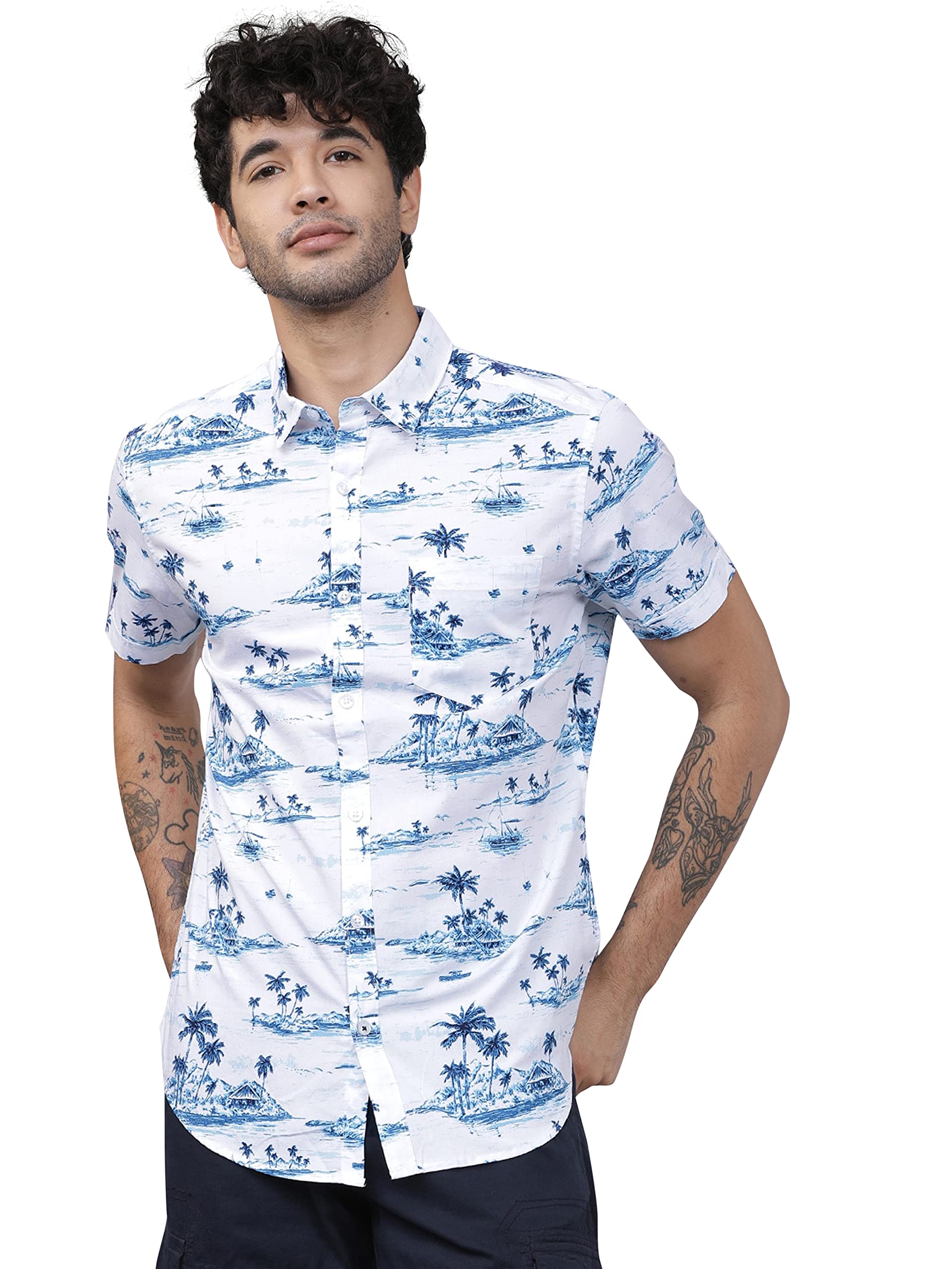 Indoprimo Mens Solid Regular Fit Shirt Desertcart Seychelles