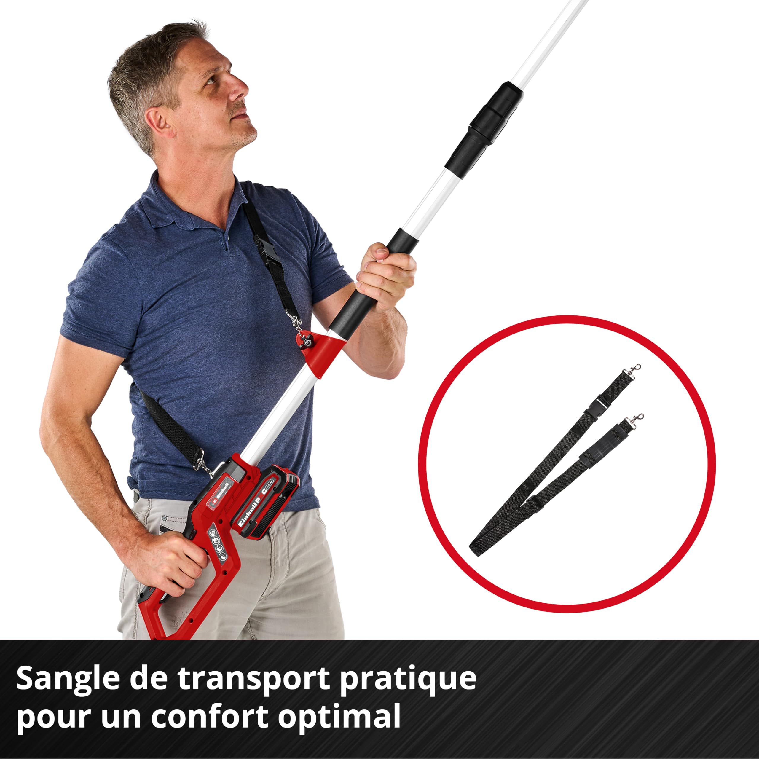 Einhell Outil Multifonctions sans Fil GC-HC 18/4520 Li T-Solo