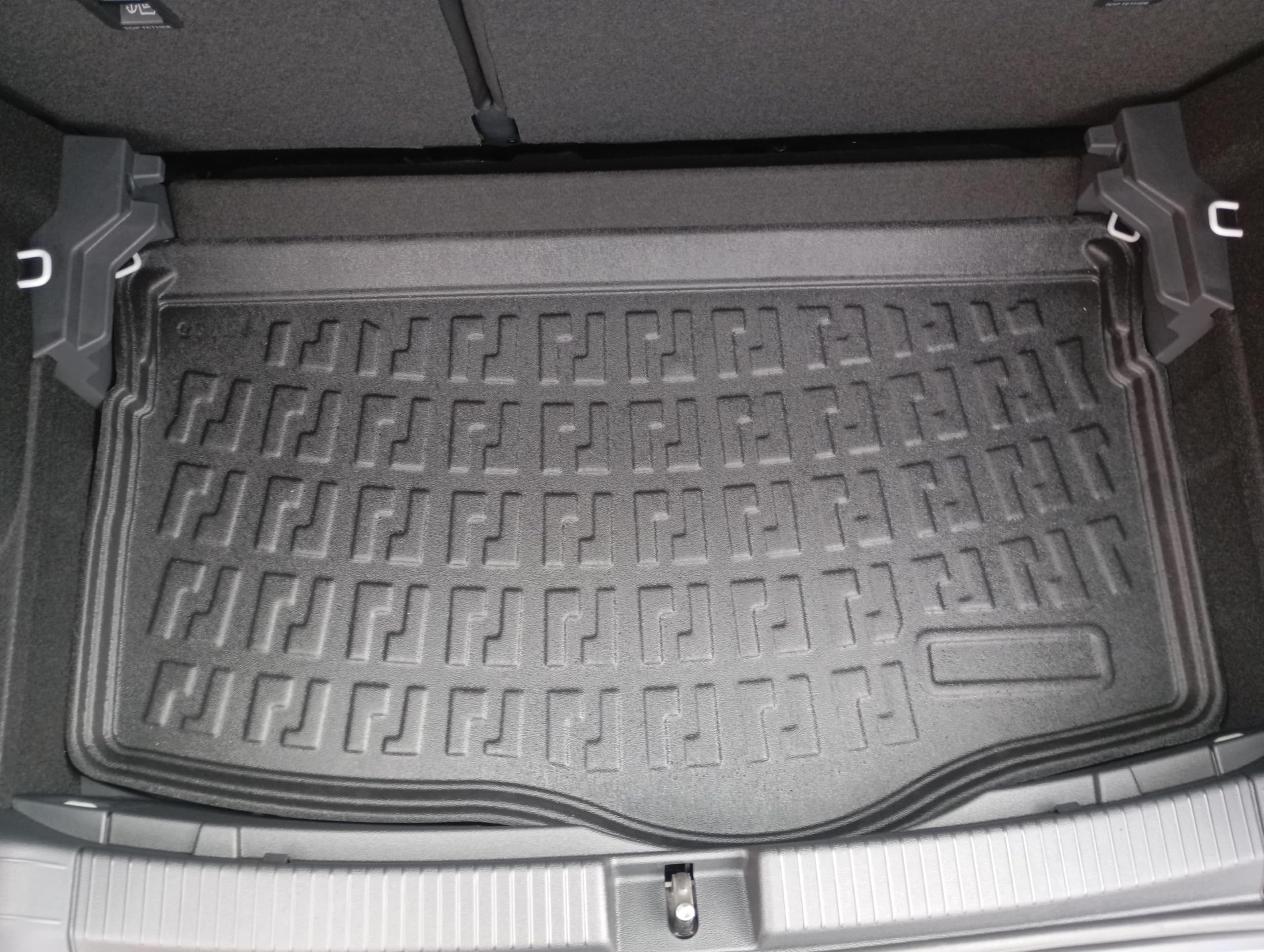Trimak Passgenau 3D Fussmatten & Untere Kofferraumwanne Auto Set Kompatibel mit Volkswagen T-Cross ab 2019 Auto Zubehör Gummimatten & Kofferraummatte Autos TPE Allwetter Geruchlos rutschfest