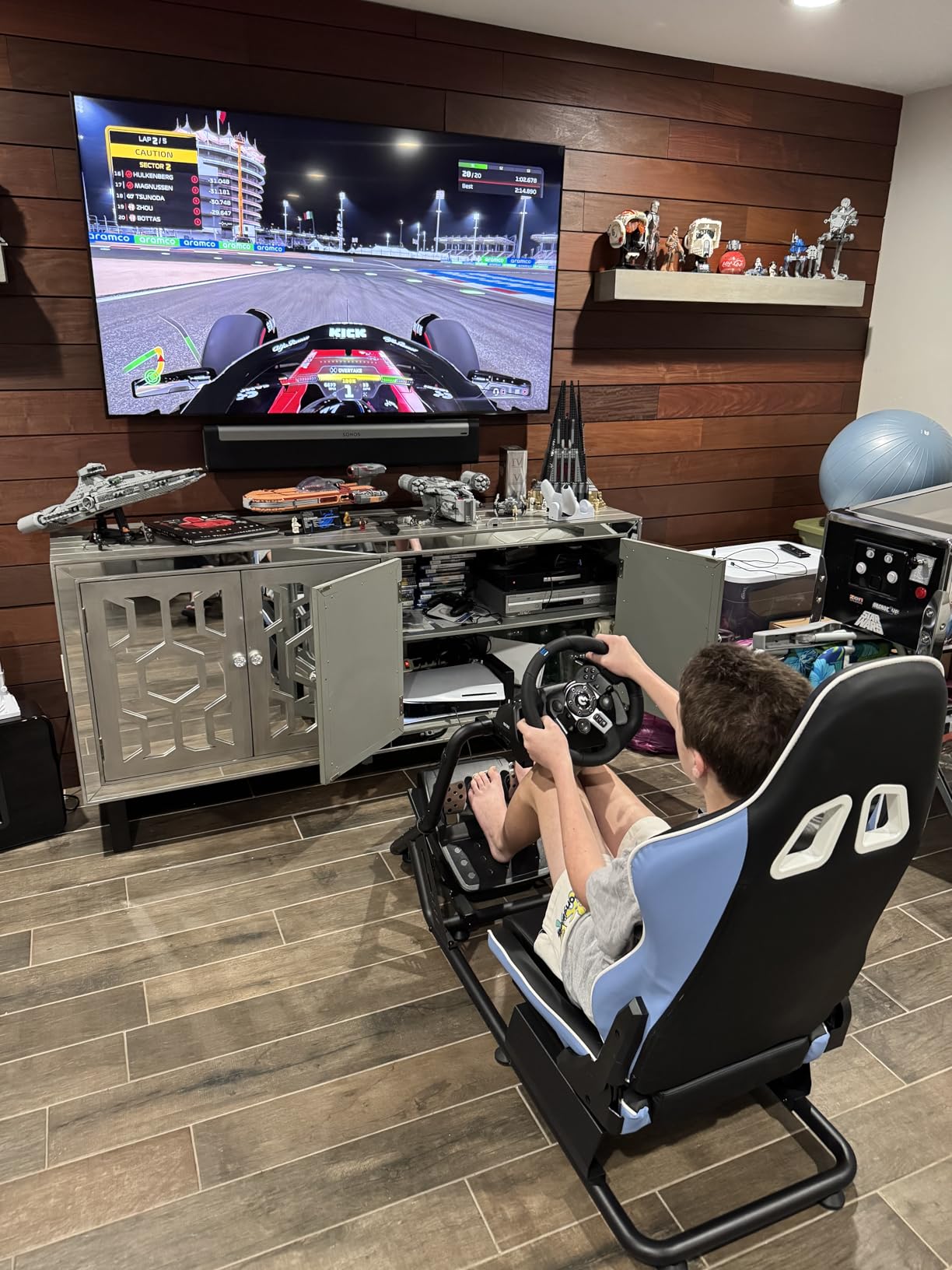 $45/mo - Finance ARES WING Sim Racing Cockpit, Racing Wheel Stand with ...