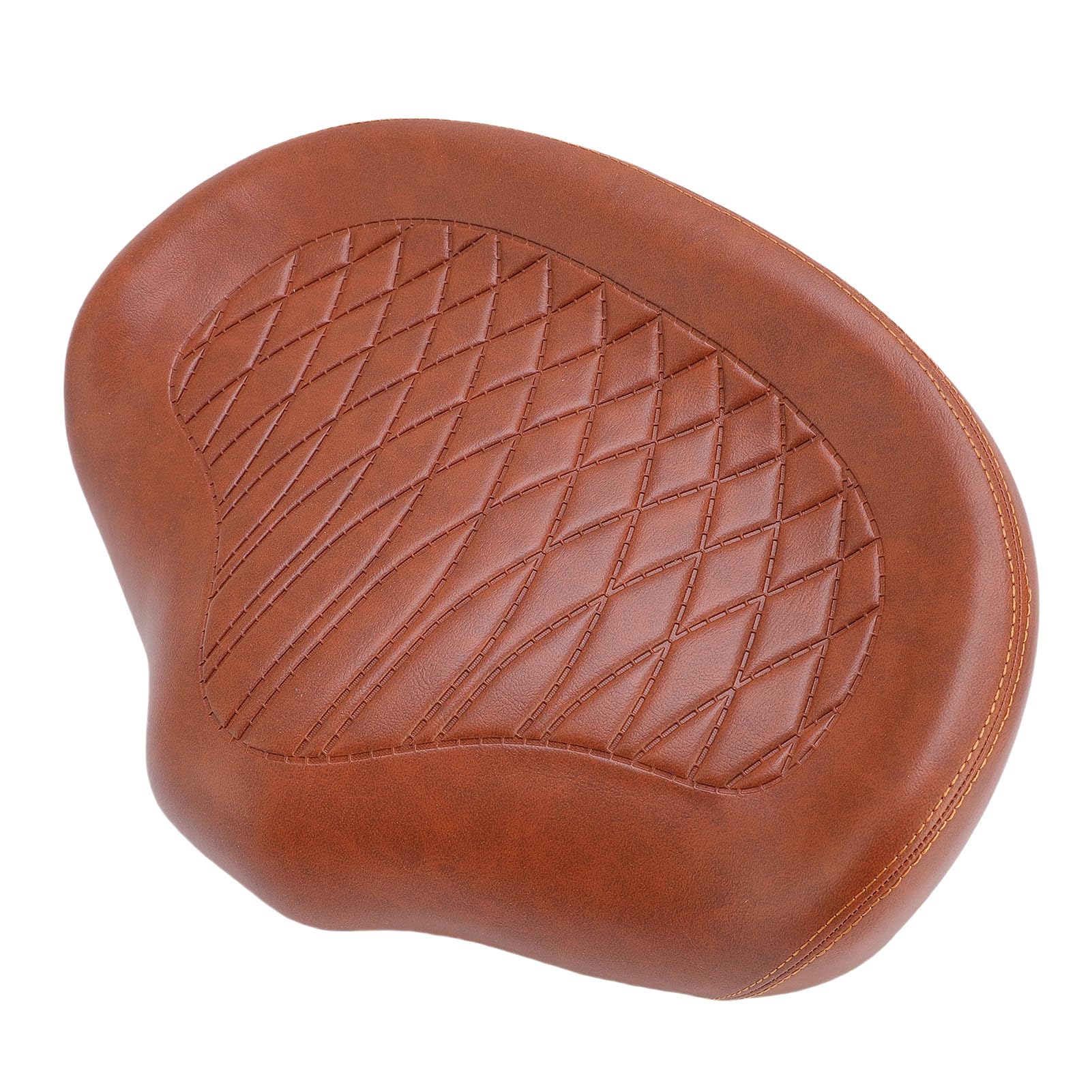 Fockety Bike Seat Cushion for Men Women, Comfortable Padded Oversized Bike Seat Cover, water proof Wide Bikes Saddle for Stationary, Exercise, Mountain, Road and Electric Bikes (Brown)