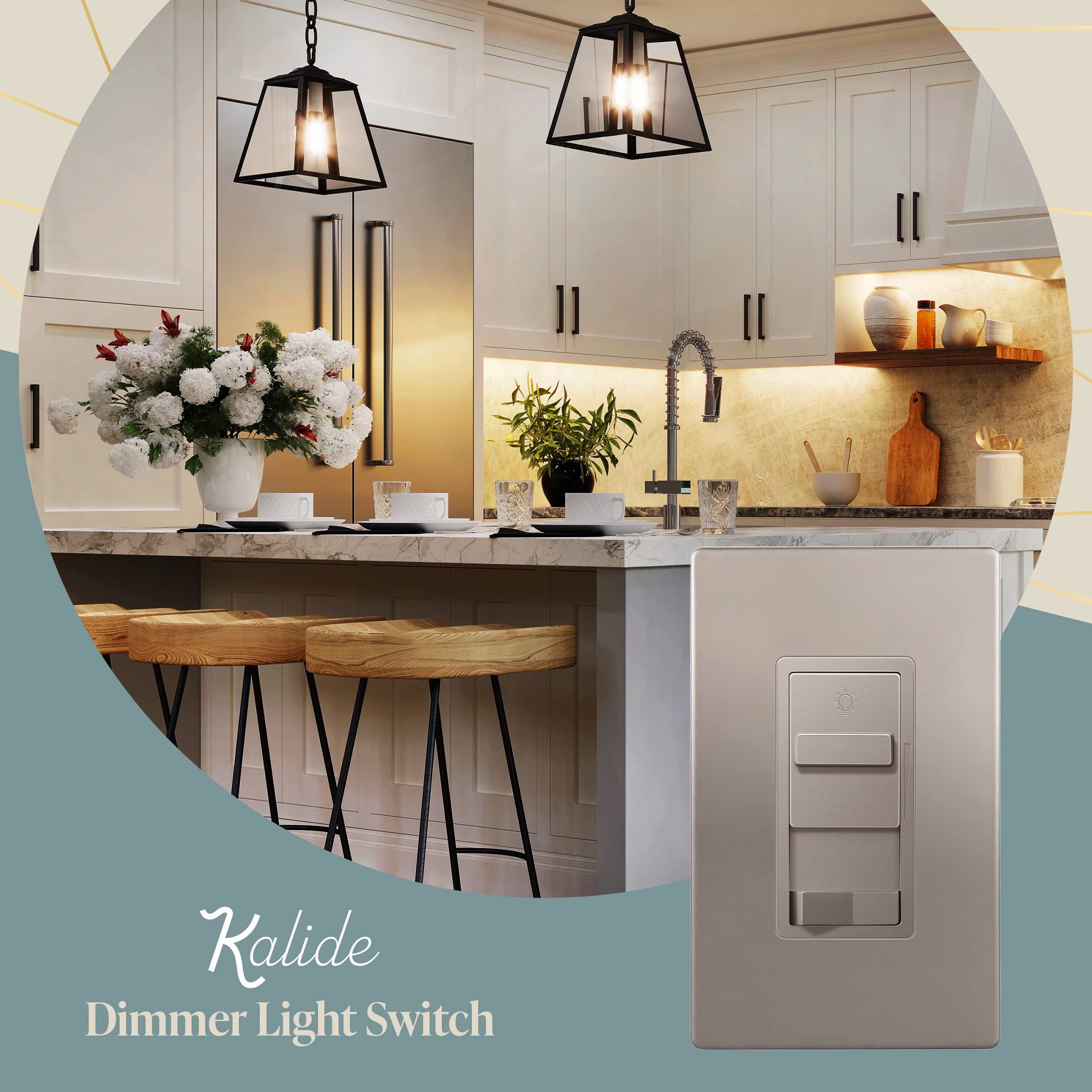 Snapklik.com : TOPGREENER Digital Dimmer Light Switch For 200W Dimmable ...