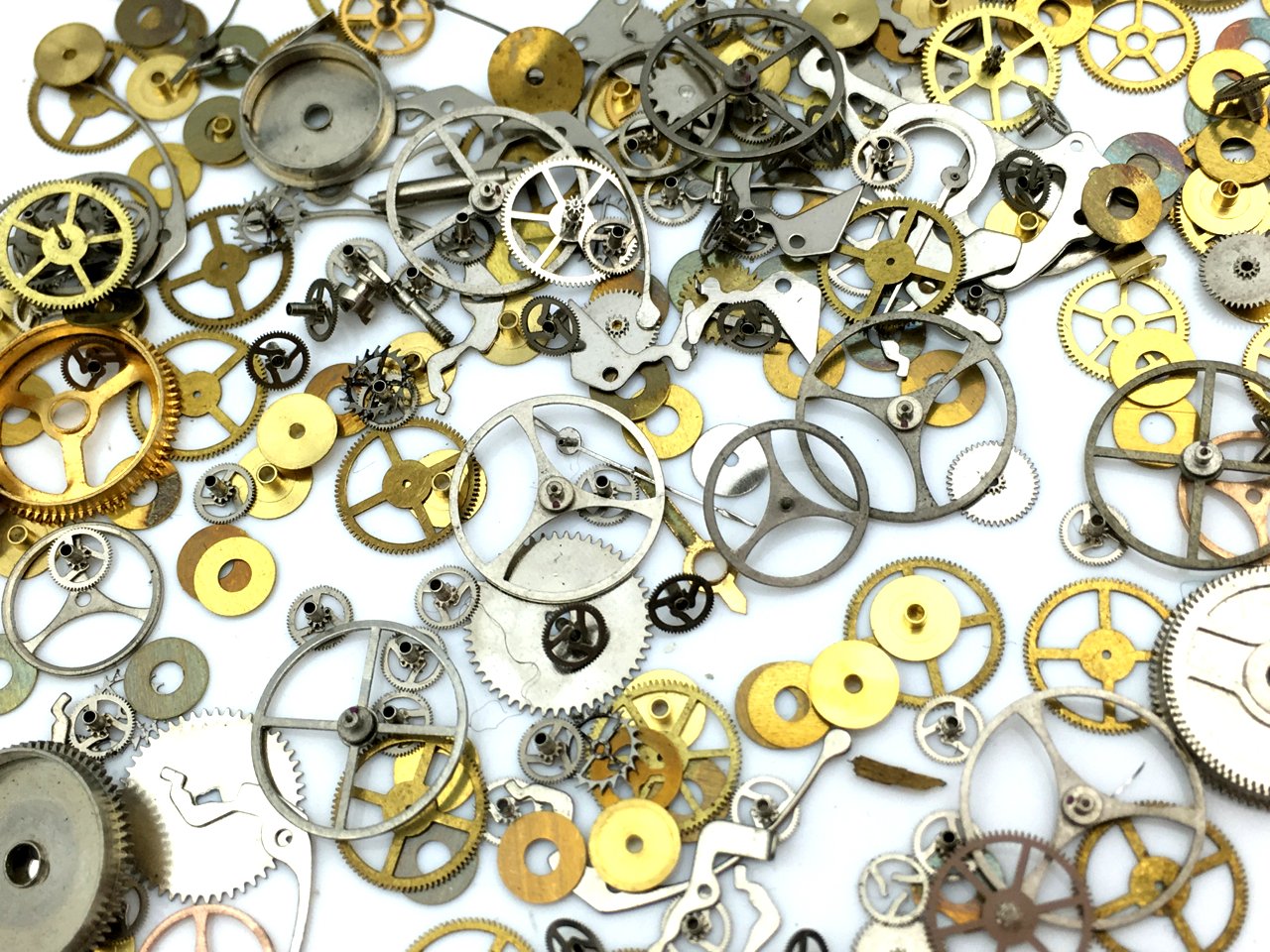 Amazon | 本物の時計部品・歯車パーツ 3g ヴィンテージ 時計 パーツ