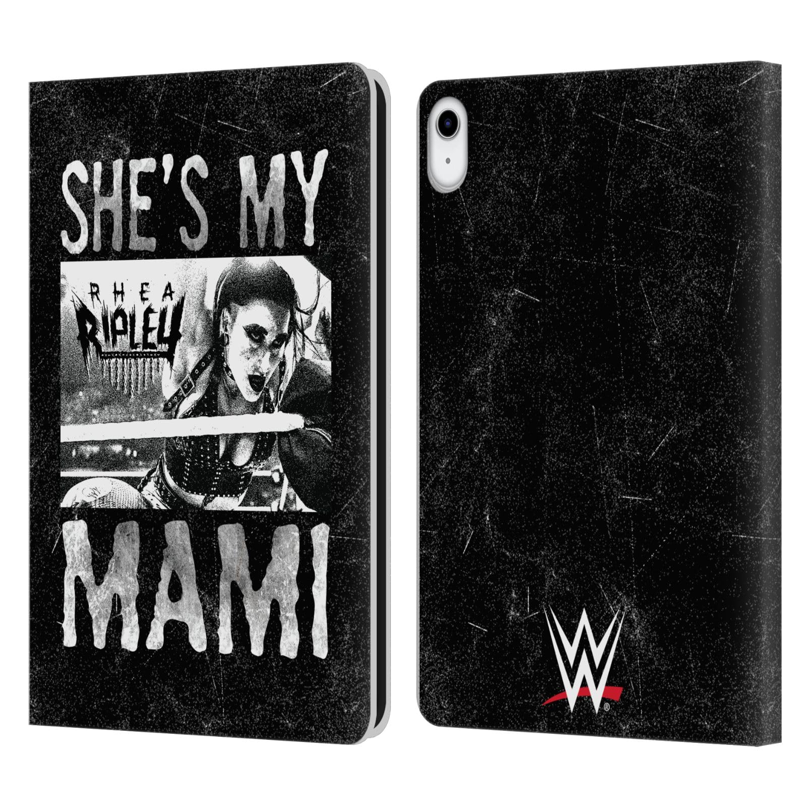 Head Case Designs Officially Licensed WWE She's My Mami Rhea Ripley Leather Book Wallet Case Cover Compatible with Apple iPad 10.9 (2022)