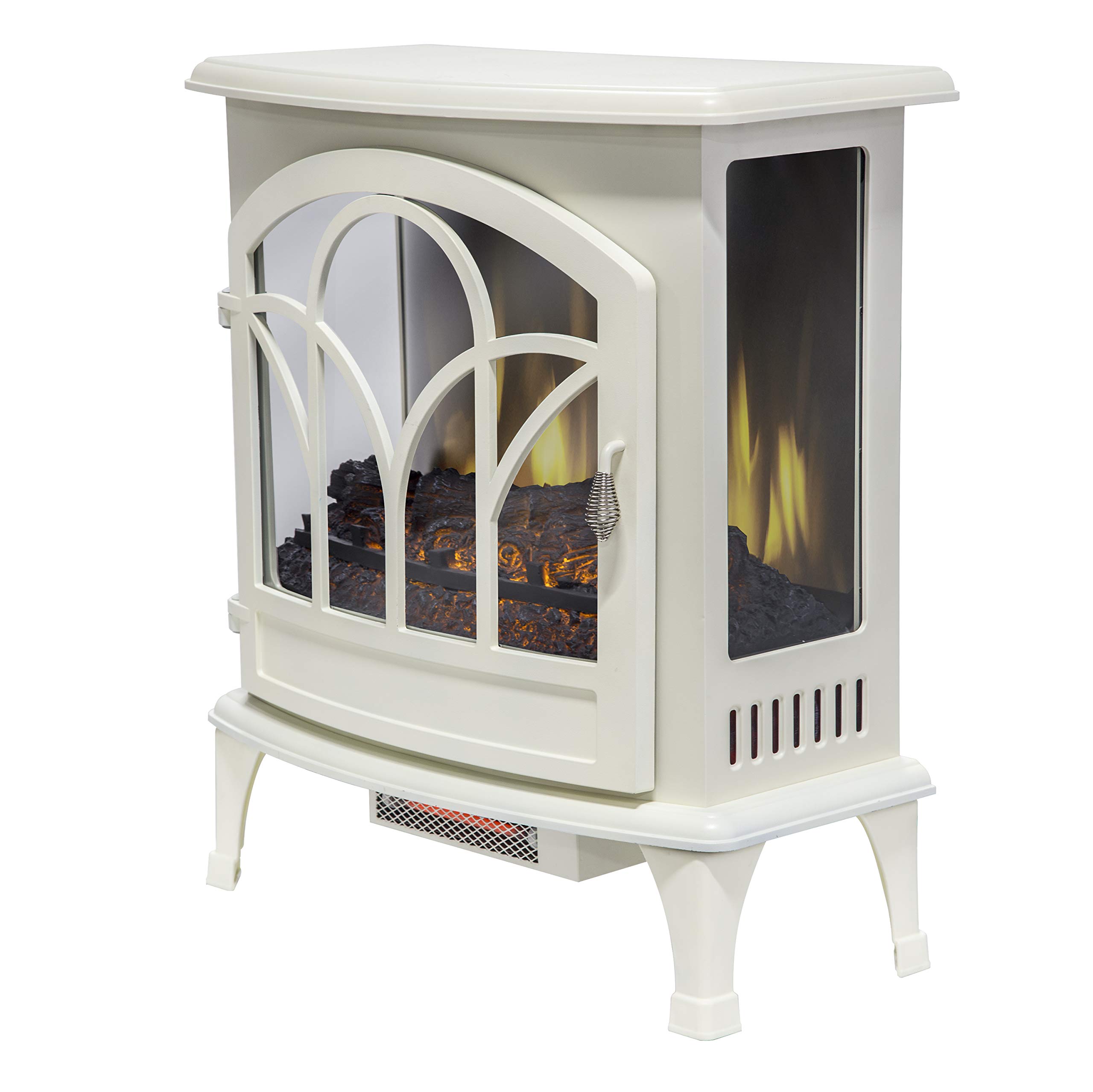 Muskoka EST-425T-50 Curved Front Panoramic Stove 25 Inch White : Amazon.ca:  Home