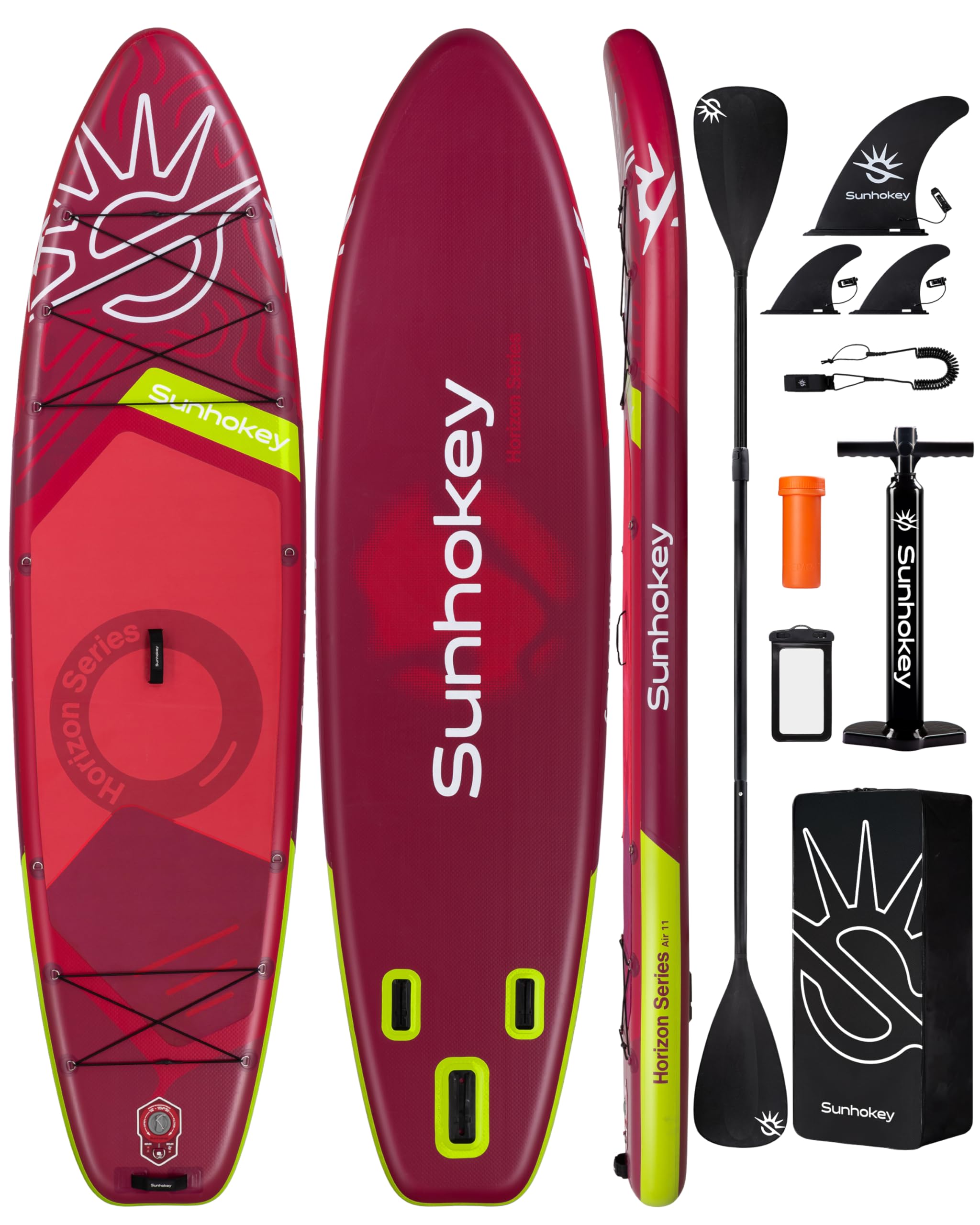 Amazon.com : SUNHOKEY 11'×34'' Extra Wide Inflatable Paddle Board