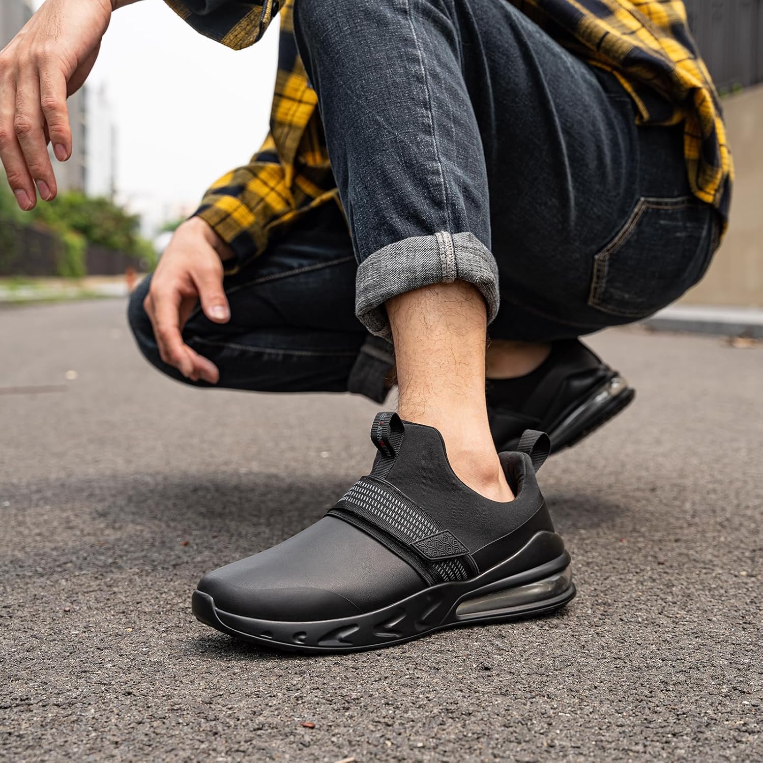 LARNMERN Men Kitchen Non Slip Resistant Shoes Work Waterproof Chef Sole-Cushion Food Service Slip-On Zapatos Trabajo Antideslizantes - Image 6