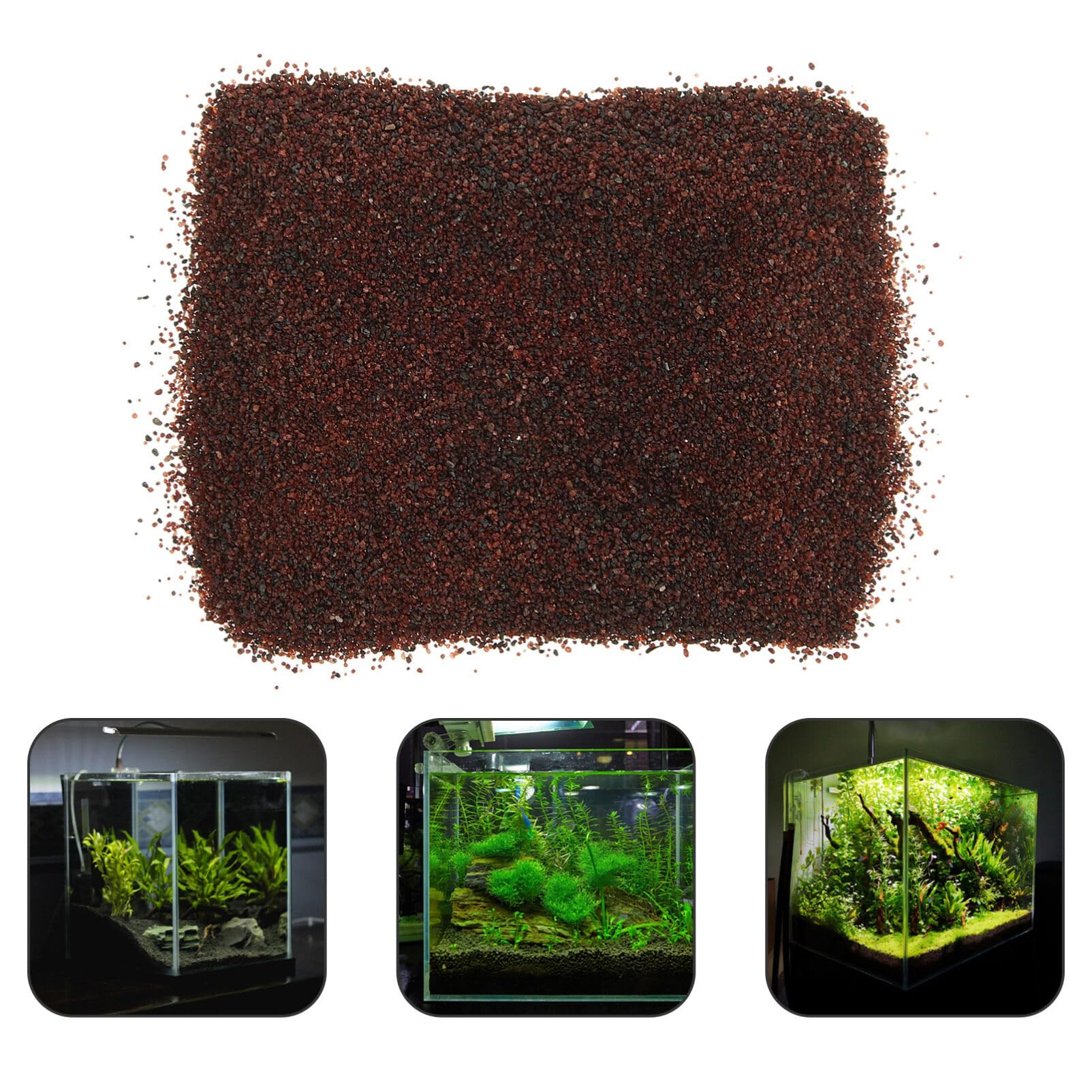SUPVOX Multi-Function Aquarium Stones Natural Bottom Sand Fish Tank Gravel Outdoor Garden Fountains Craft Projects