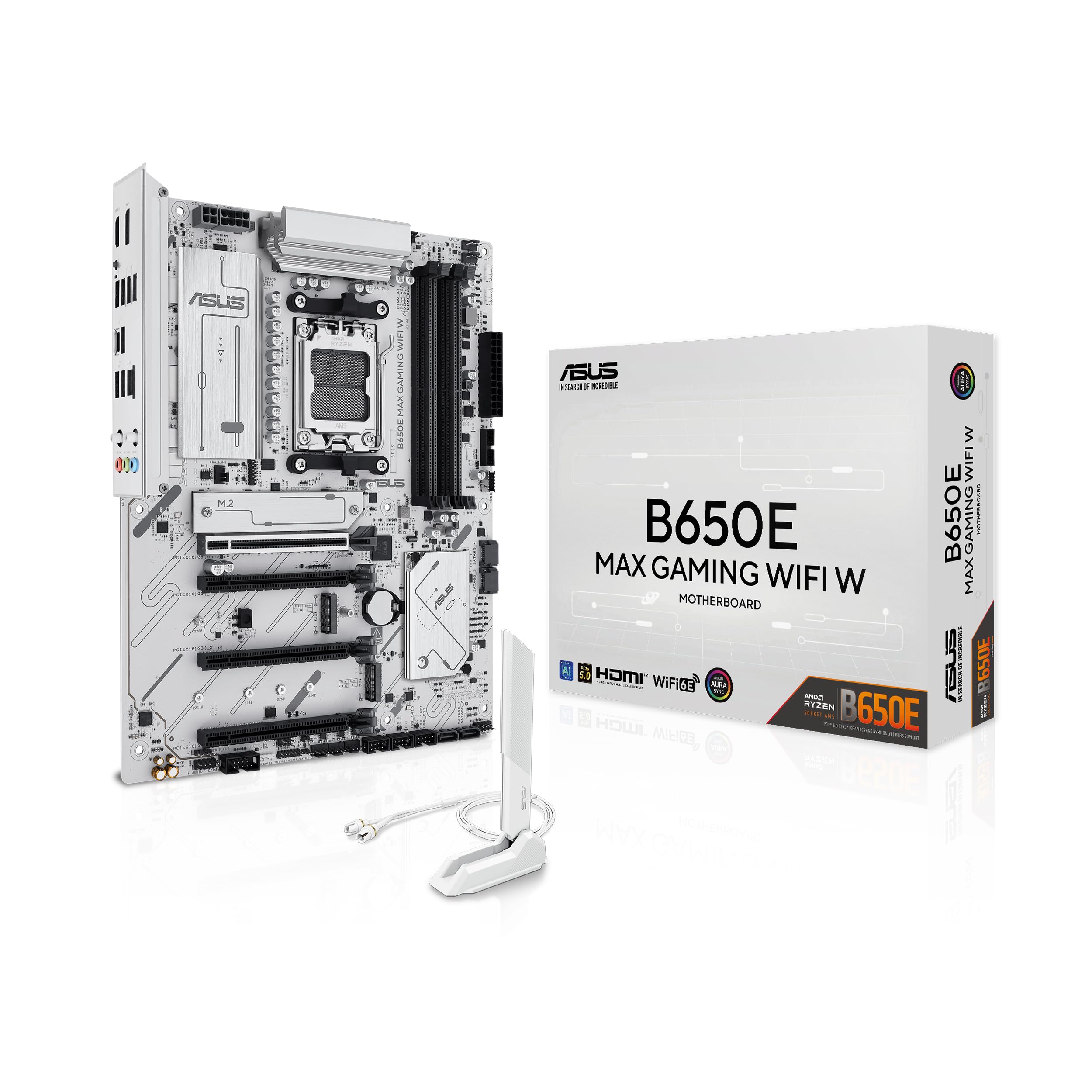 ASUS B650E MAX GAMING WIFI W ATX AMD Socket AM5 Motherboard