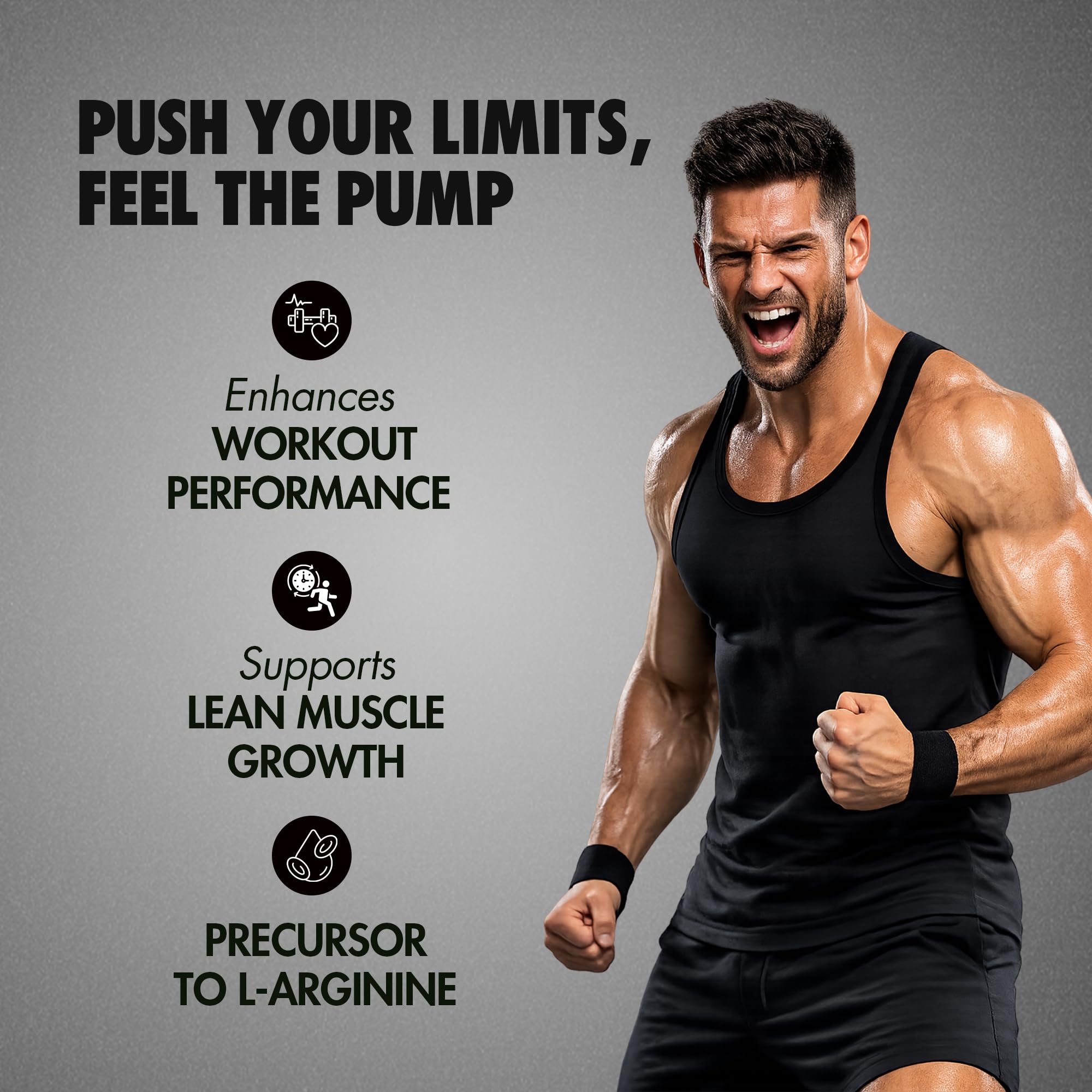 Inno Nutrition L-Citrulline 750 mg - 200 Capsules | 3,000mg daily Serving | High Potency Nitric Oxide Booster for Muscle Pump & Endurance | Made in Canada - 4