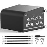 PAPABABE Hip Thrust Bench, Glute Box for Hip Strength, Multi-Functional Angled Glute Box with Anti-Slip Tread, Hip Thrust Machine at Home Gym for Glute Bridge, Core & Ab Workout Strength Training