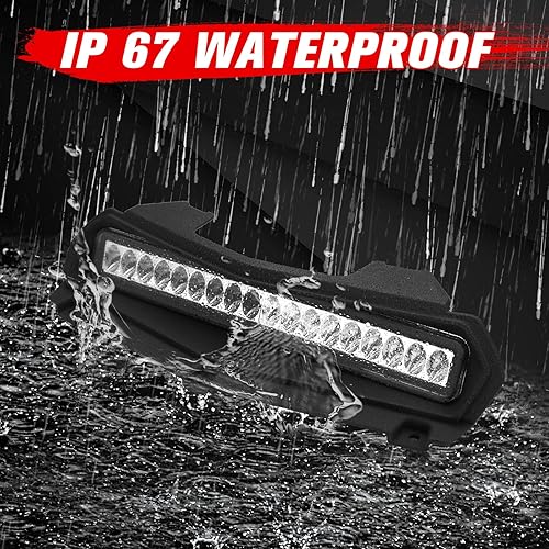 Miniatura 4 de A & UTV PRO Luz LED de capó para Yamaha Wolverine RMAX 1000 RMAX2/RMAX4 2021 2022 2023 2024 2025, barra de luz auxiliar delantera, accesorios de luz