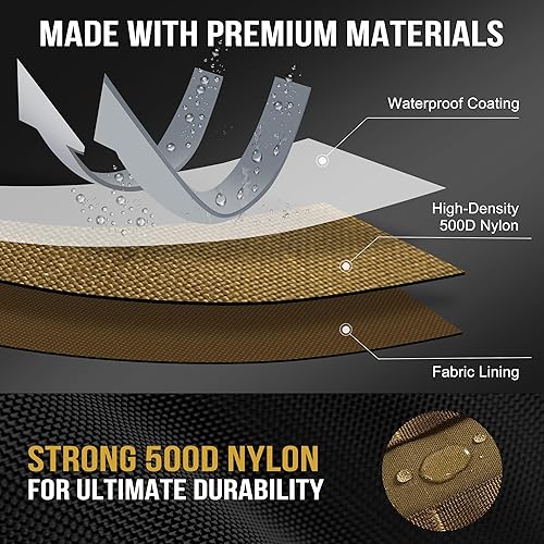 Miniatura 3 de OneTigris MOLLE Pouch, Tactical Admin Pouch Belt EDC Tool Organizer Zippered Utility Waist Pack 7.5"x5"x2"