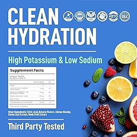 Keppi Electrolytes Powder Packets Assorted Flavors 30 Servings - No Sugar Hydration Supplement with Potassium, Magnesium, Sodium - Keto, Vegan, Fasting-Friendly, Zero Calorie Hydration Packets