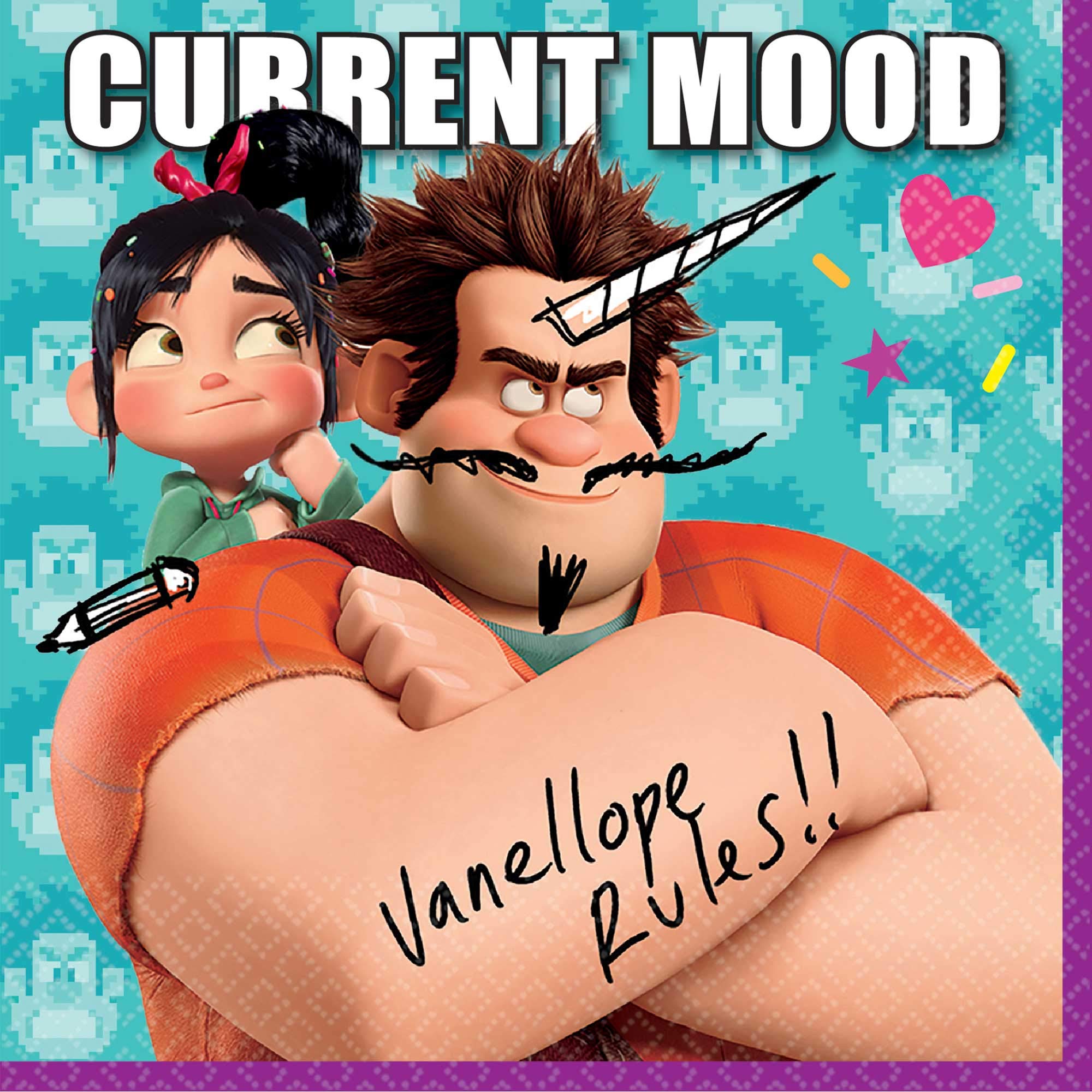 amscan Wreck-It Ralph 'Ralph Breaks the Internet' Lunch Napkins (16ct)