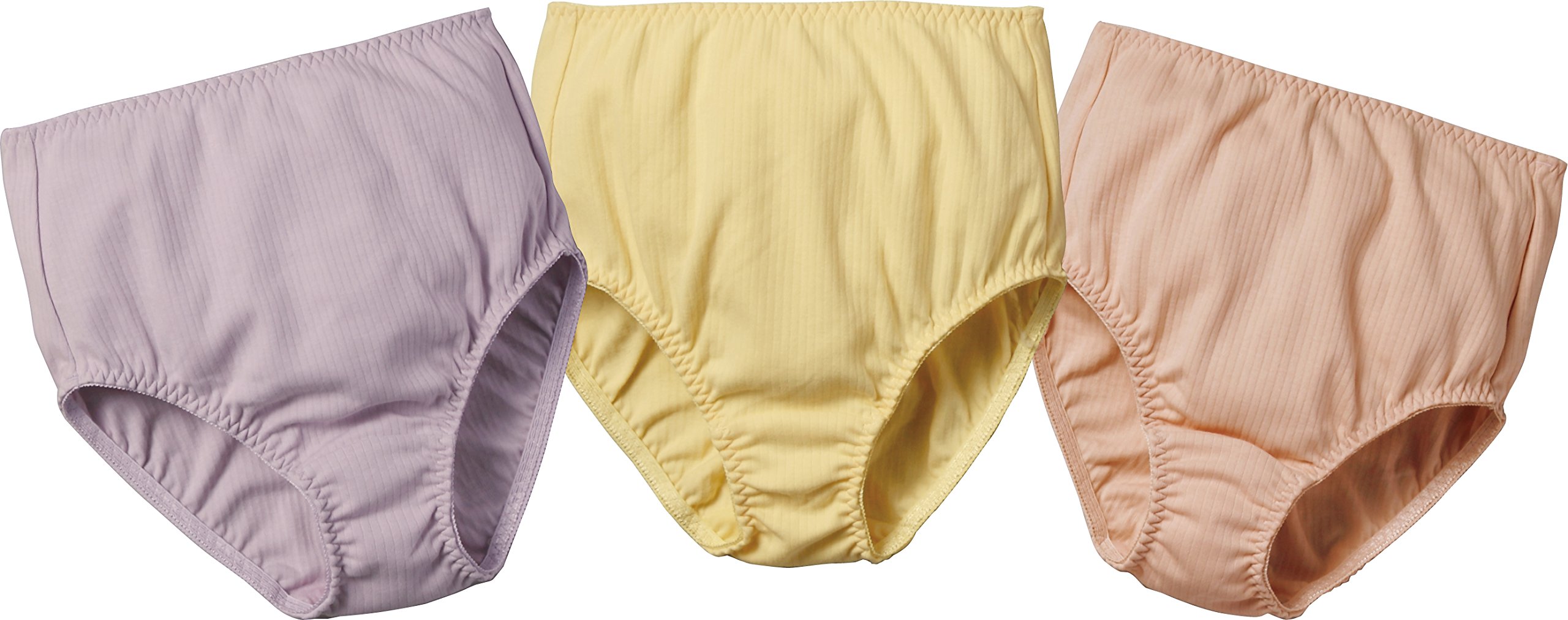 ショーツ3枚 Amazon.co.jp: セルヴァン 綿100%深ばきフライス編ショーツ3色組 3L