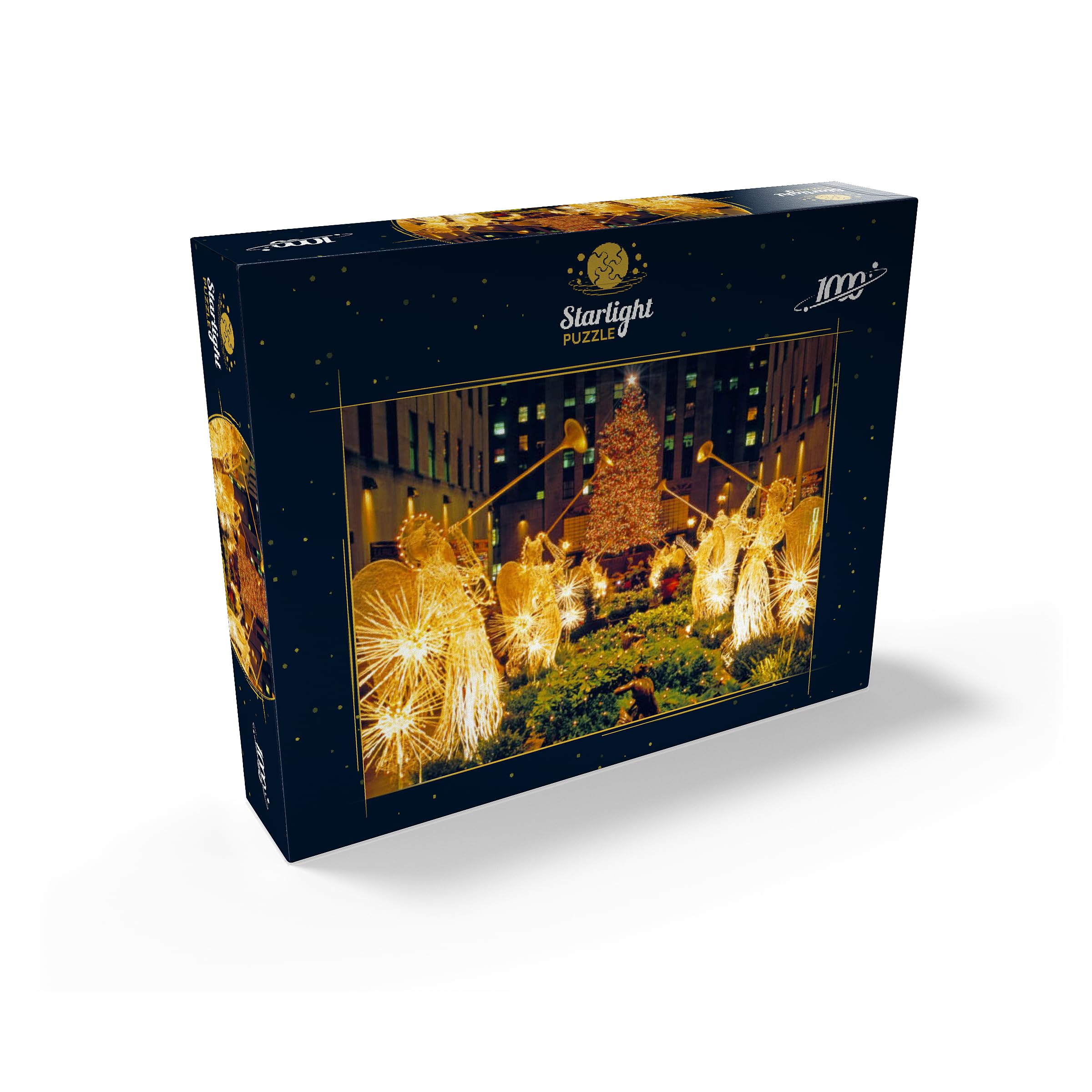 Rockefeller Center at Christmas Time, New York, New York, USA – Puzzle de qualité supérieure de 1000 pièces pour adultes
