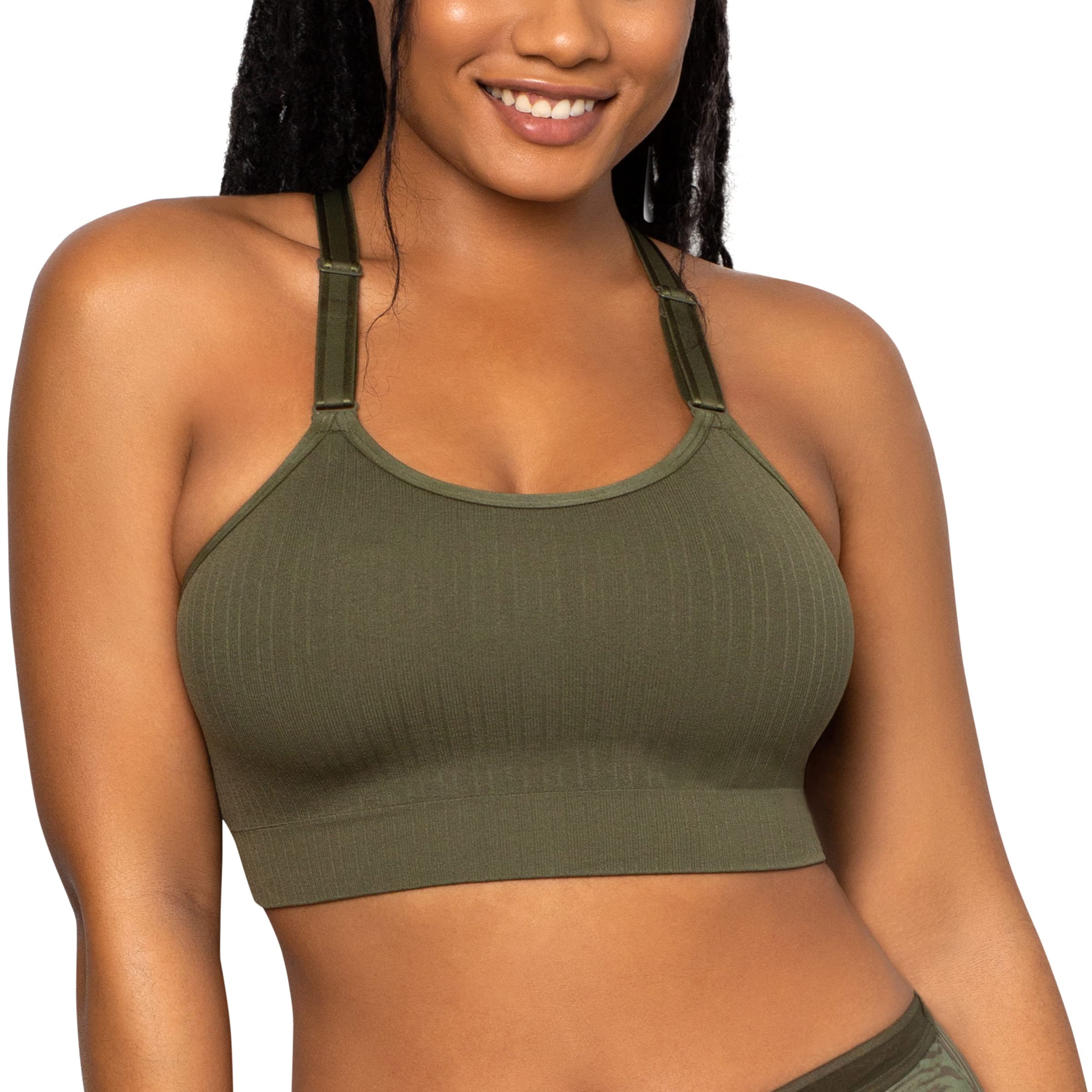 Curvy CoutureWomen's Smooth, Seamless Comfort Bra, Without Underwire